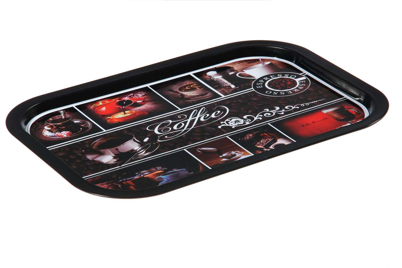 Coffee Square Plate Tinplate Plate Specification drawing