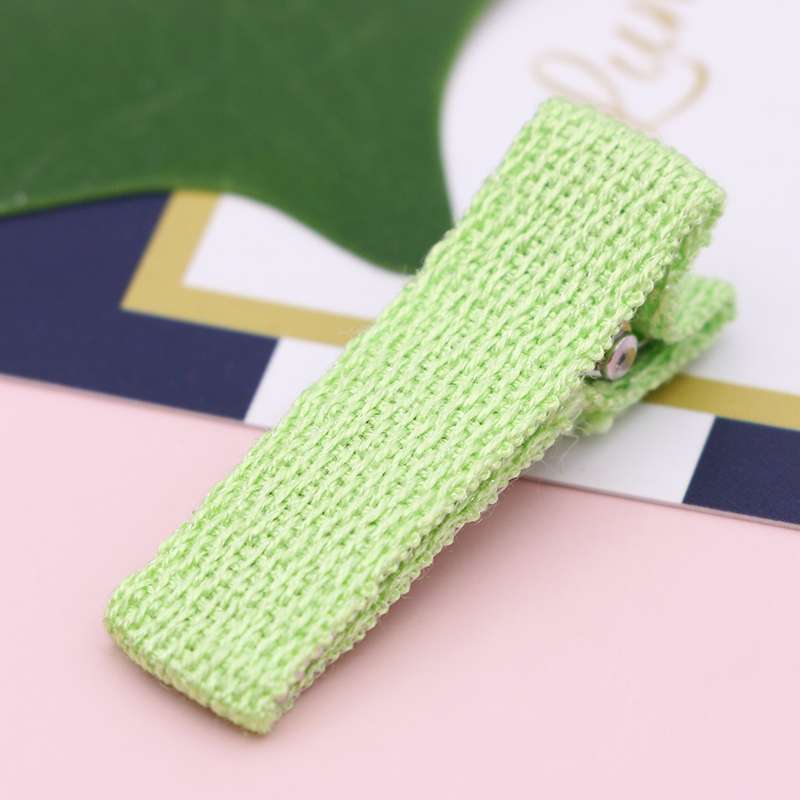 Green 3.5CM Korean semi - wrapped double - fork clamp thumbnail