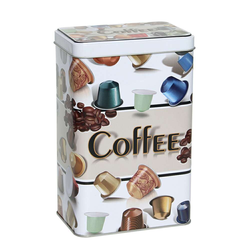 咖啡胶囊方盒马口铁储物盒 004TG-124