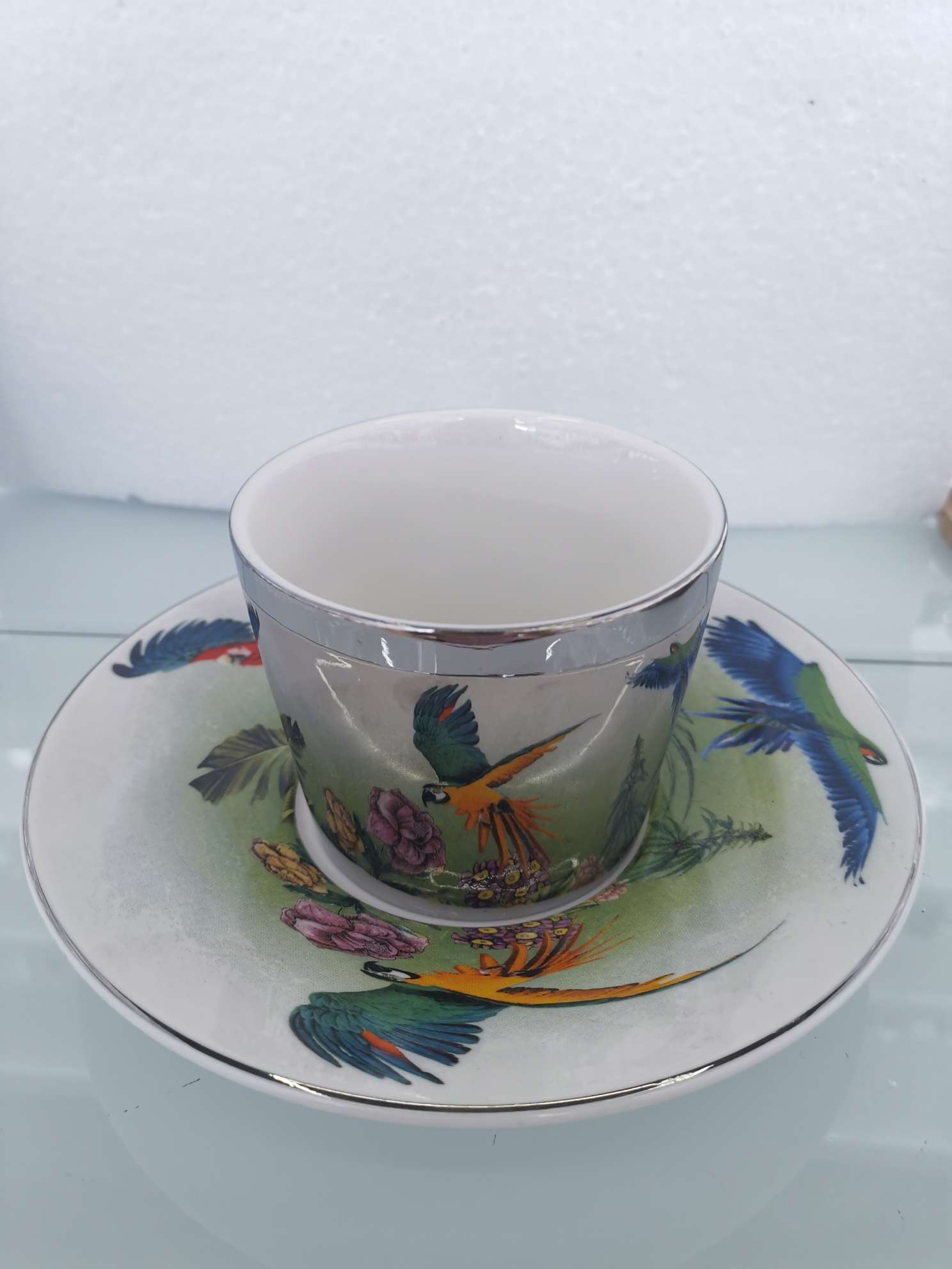 High-quality reflective ceramic coffee cup undefined