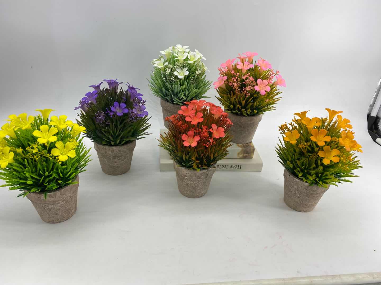 仿真盆栽喷色牵牛花