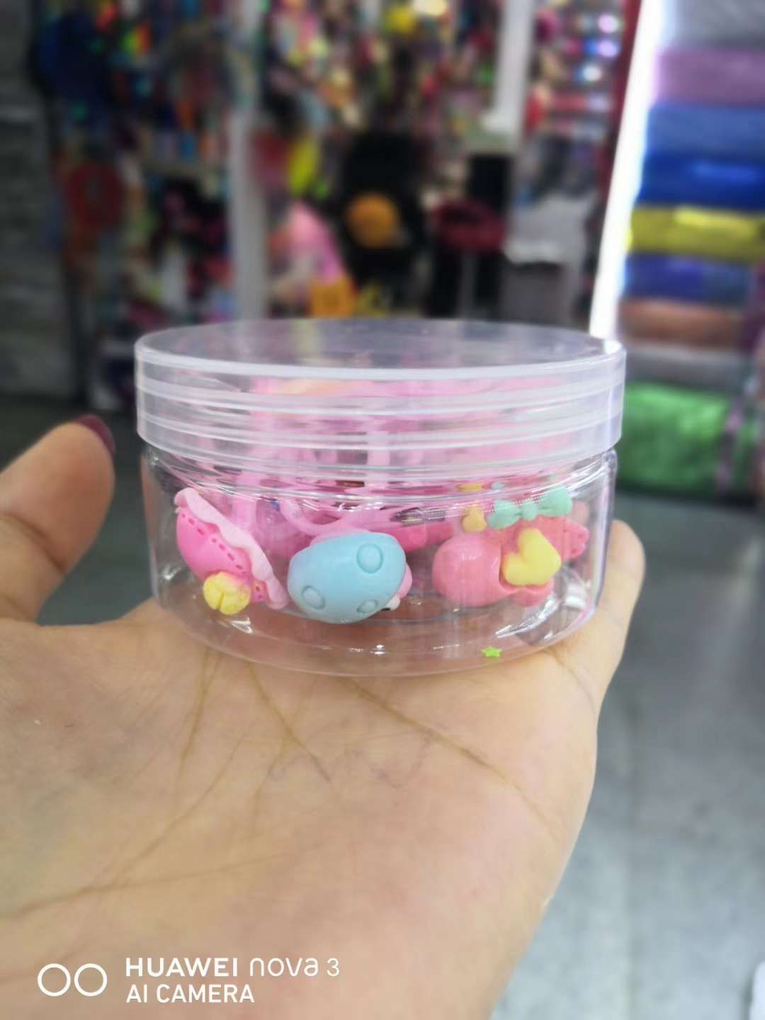 Transparent plastic bottle Packaging Bottle Creative bottle Cartoon Shaped Bottle Headdress packaging Bottle  bottle toy container stationery container Food biscuit container thumbnail