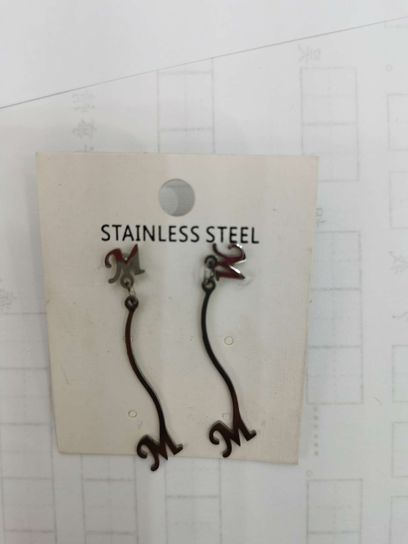 Environmentally friendly stainless steel ear studs thumbnail