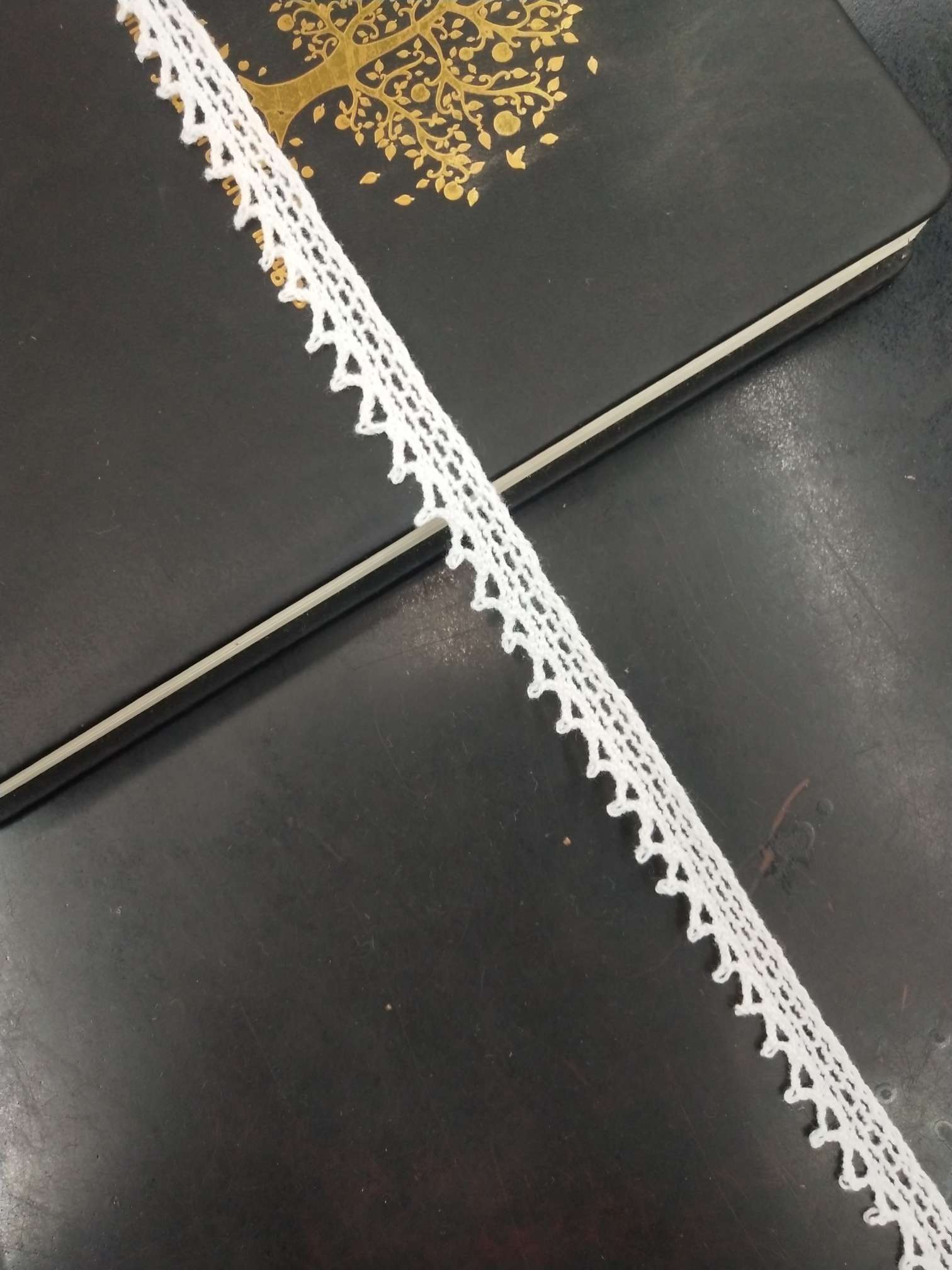 1121 bleached cotton thread lace