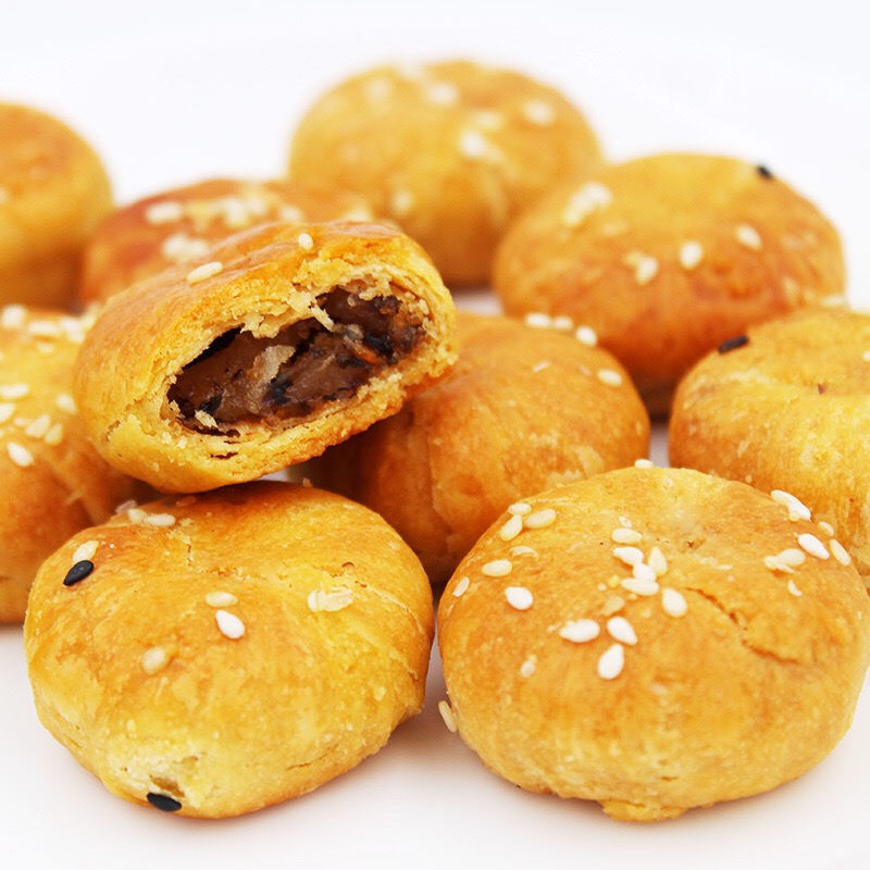 正宗金华酥饼五香梅干菜传统中国糕点低糖中老年休闲小吃零食