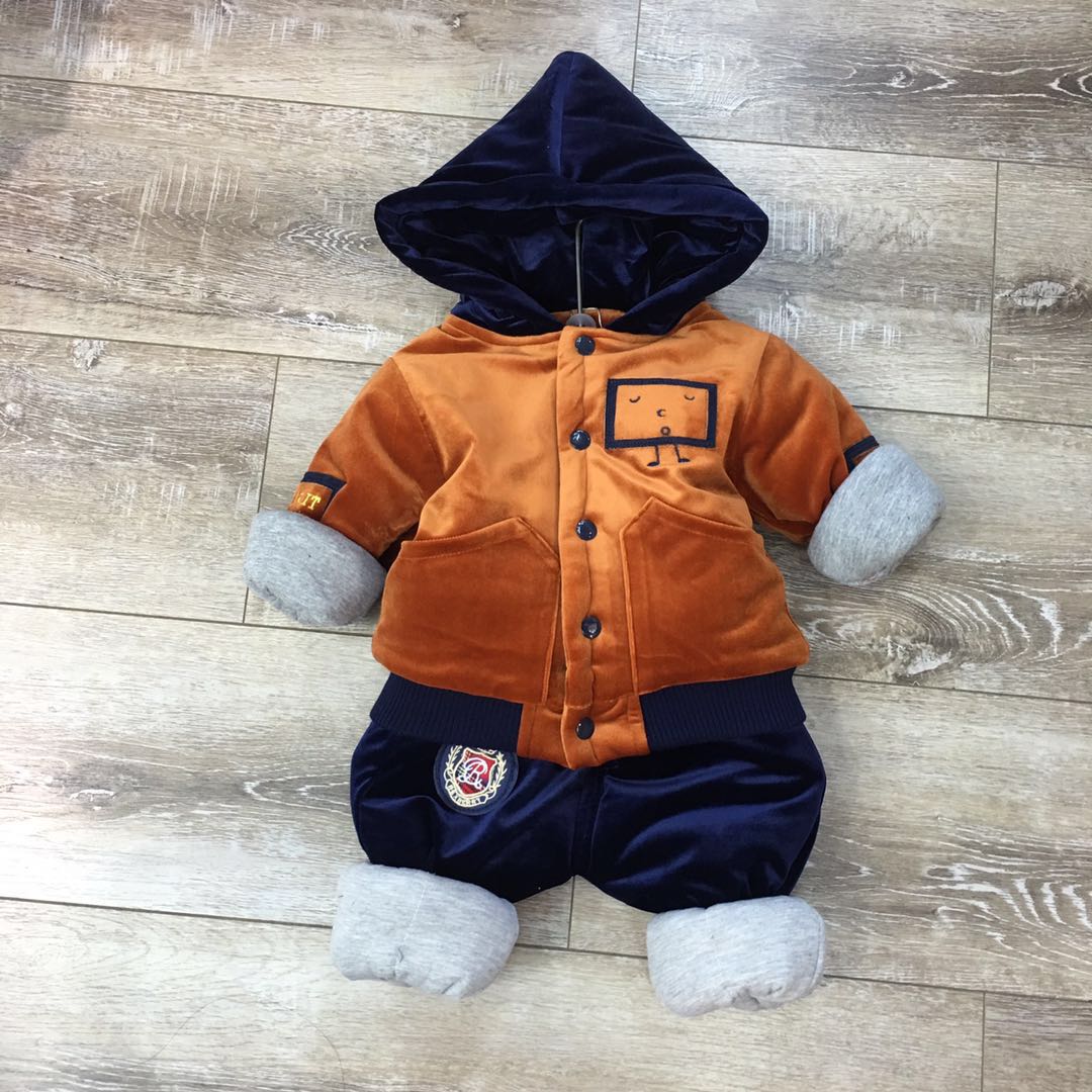 Cotton-padded jacket two-piece set thumbnail