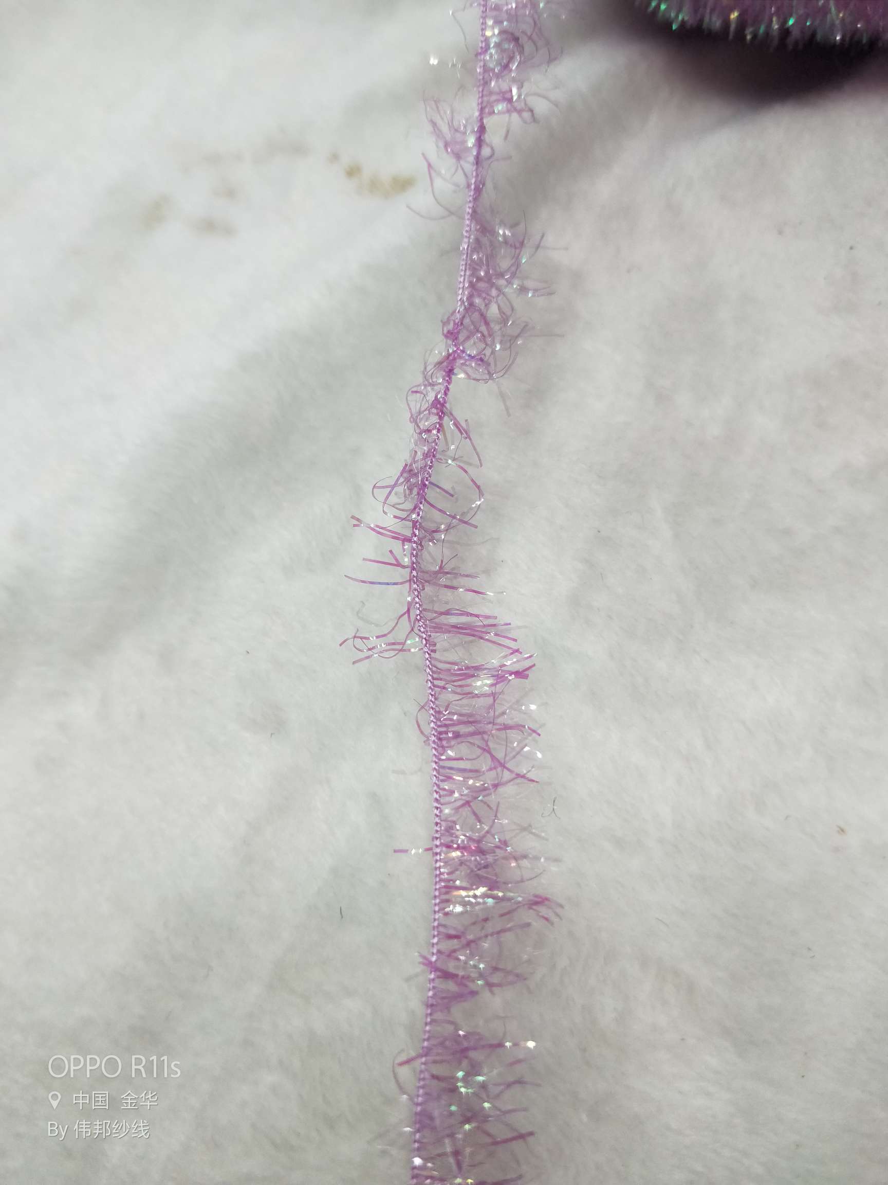 韩式七彩洗碗纱线，浅紫