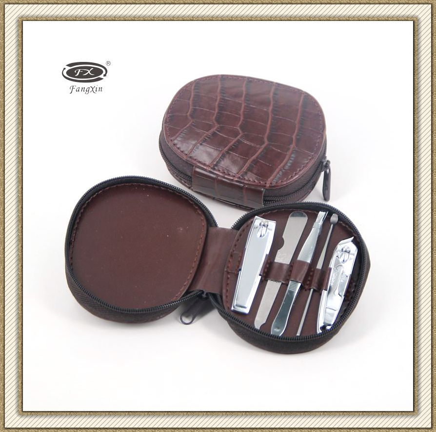 芳信牌电镀指甲刀炫彩皮套美甲工具便携式指甲钳畅销款指甲钳细节图