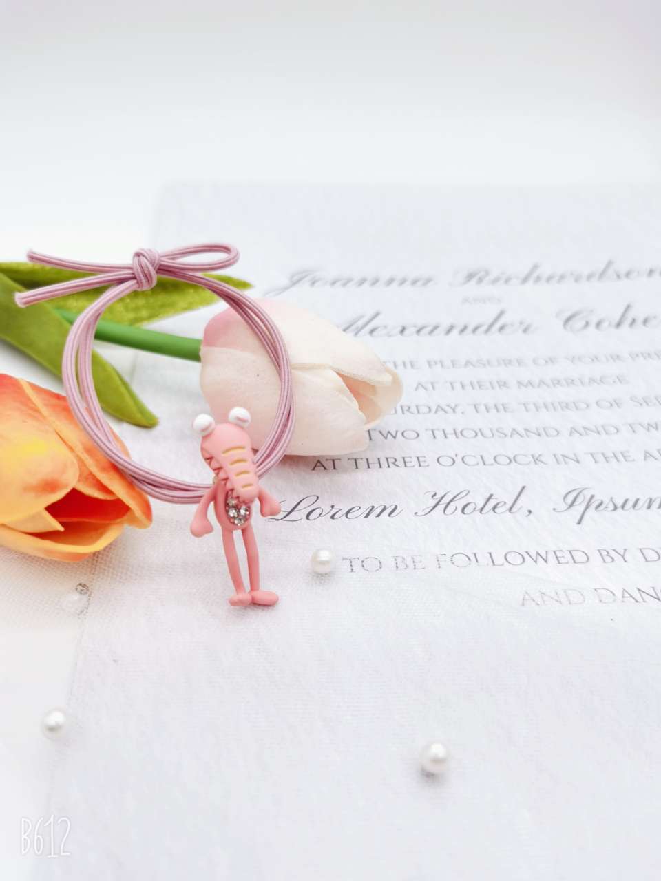 Alloy animal drill rubber band Specification image