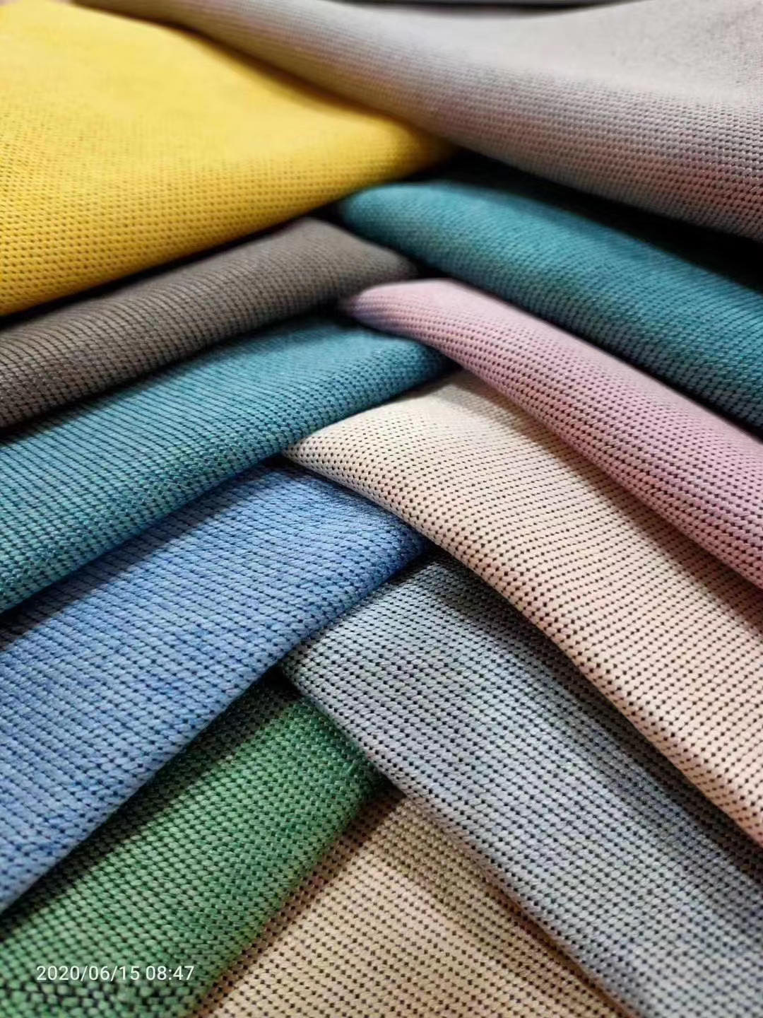Plain high-end colored cotton and linen blackout curtains