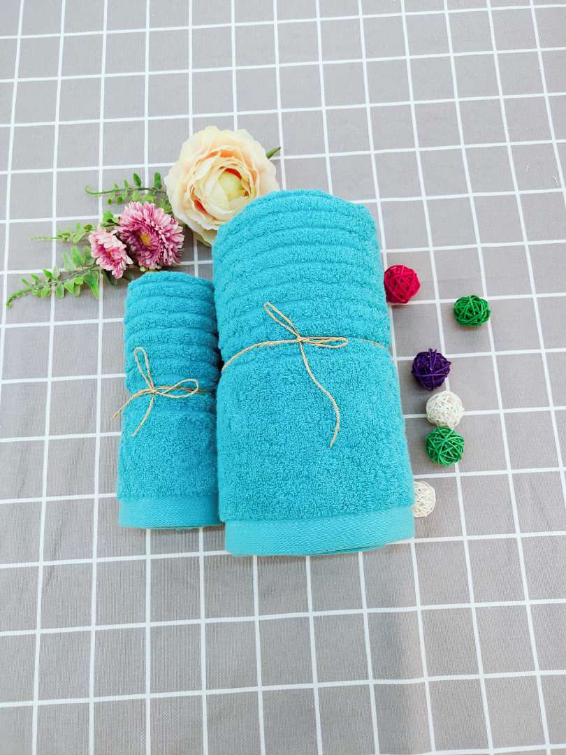 Natural-color style horizontal bath towel Specification image