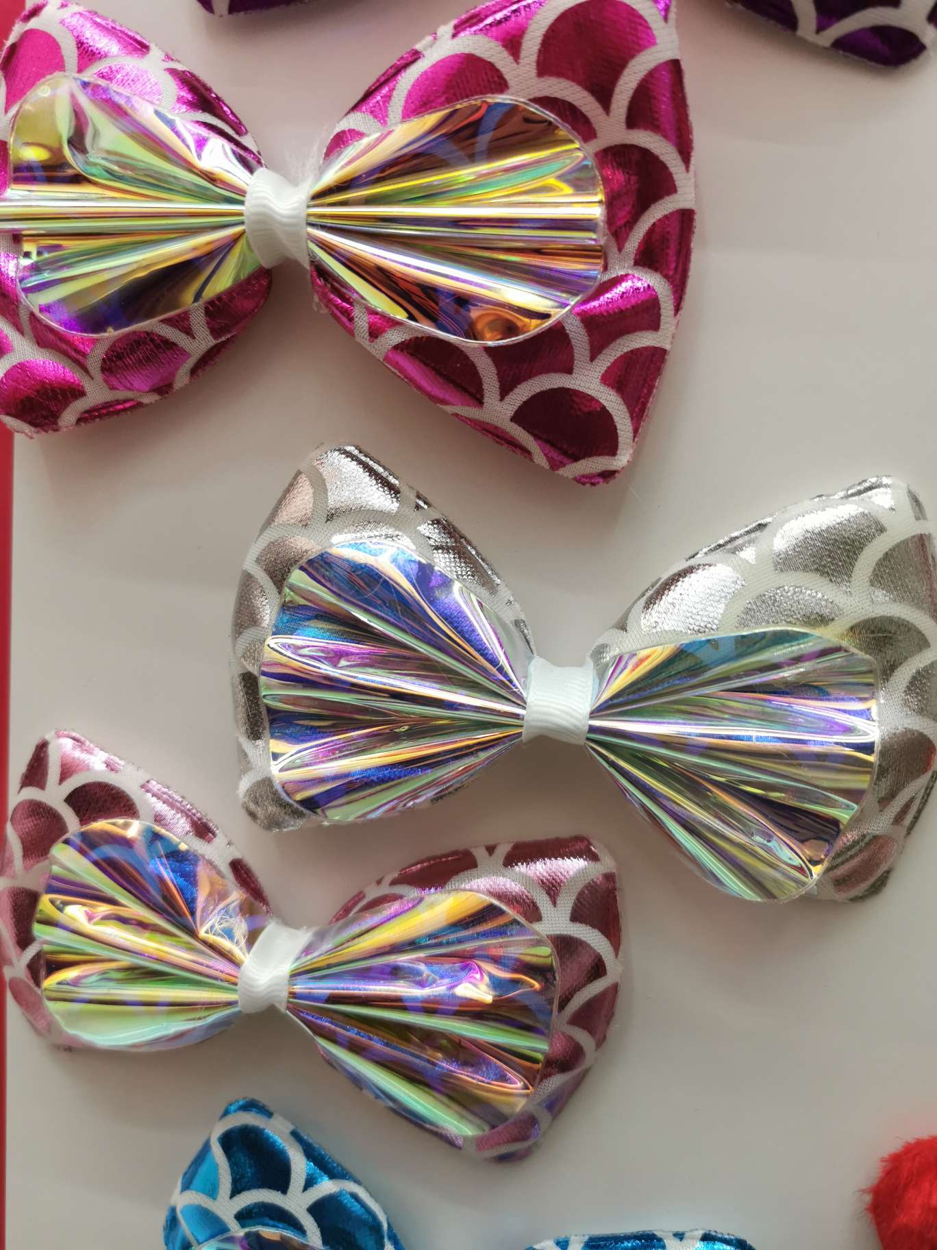 12 cm double-layer bow tie details Picture