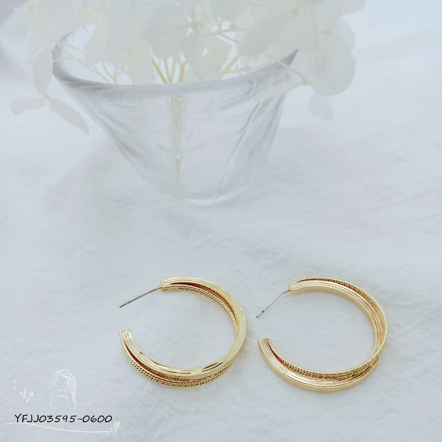 Korean version of versatile fashion temperament high sense of ear ring