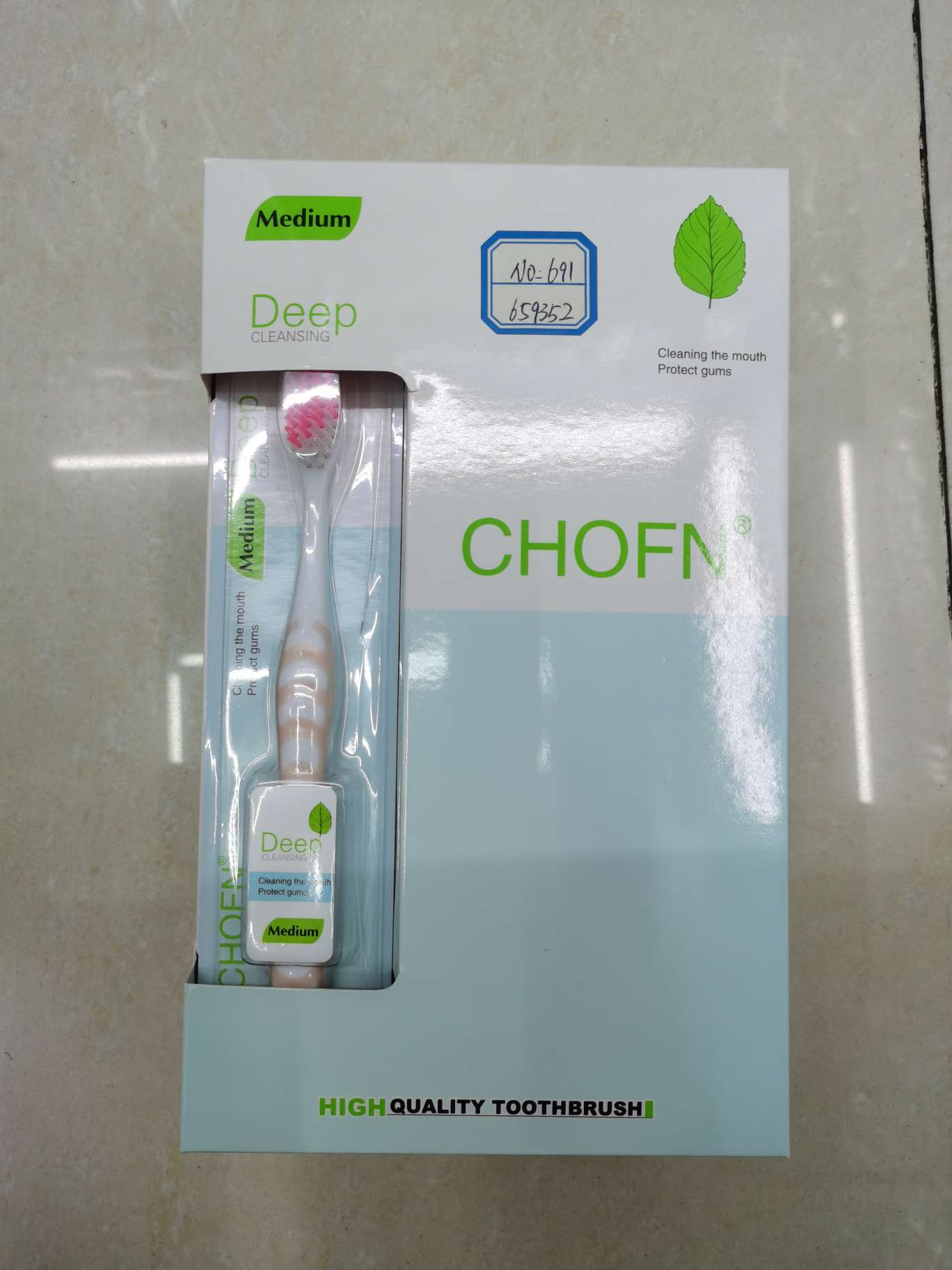 CHOFN 691 nylon bristle toothbrush details Picture