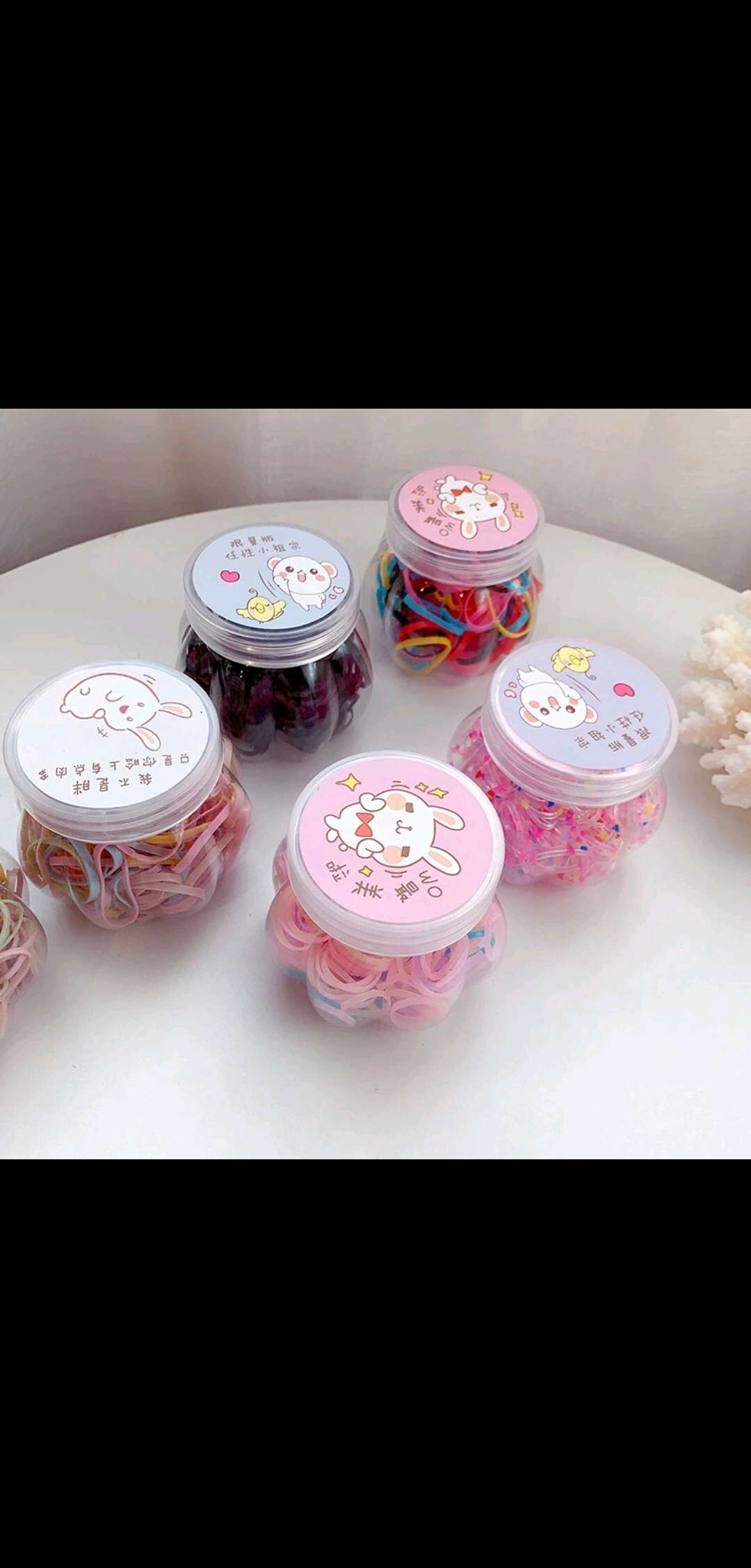 Japanese and Korean girls' non-damaging hair candies, disposable rubber bands that can be pulled unbreakable, universal hair bands for both adults and children, street stall supply Item Picture