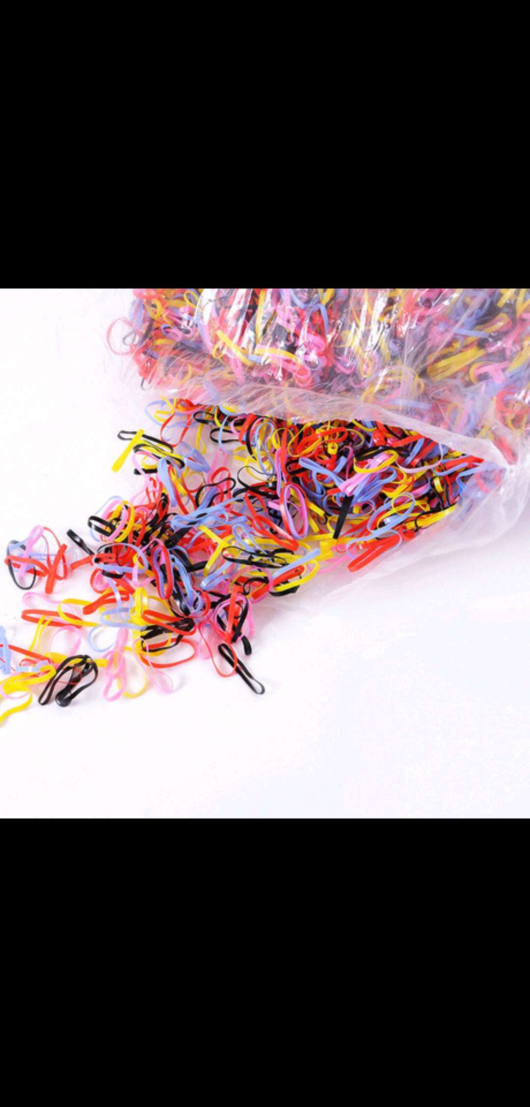 Children's hair accessories, large bags, disposable color children's small rubber bands, hair tie accessories, rubber bands, hair bands, hair lanyards Item Picture