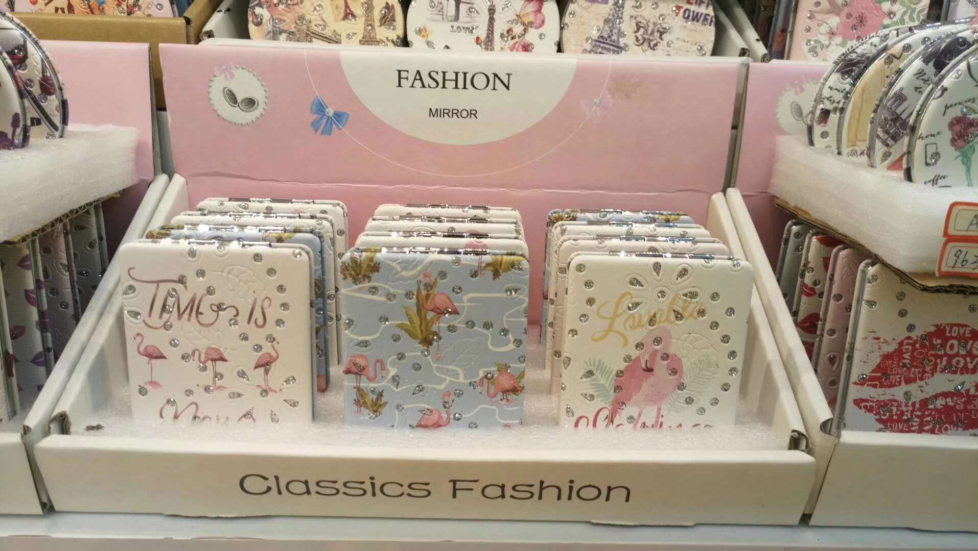 火烈鸟钻化妆镜