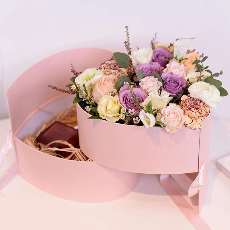 Ruiqu's new rotating heart-shaped gift box