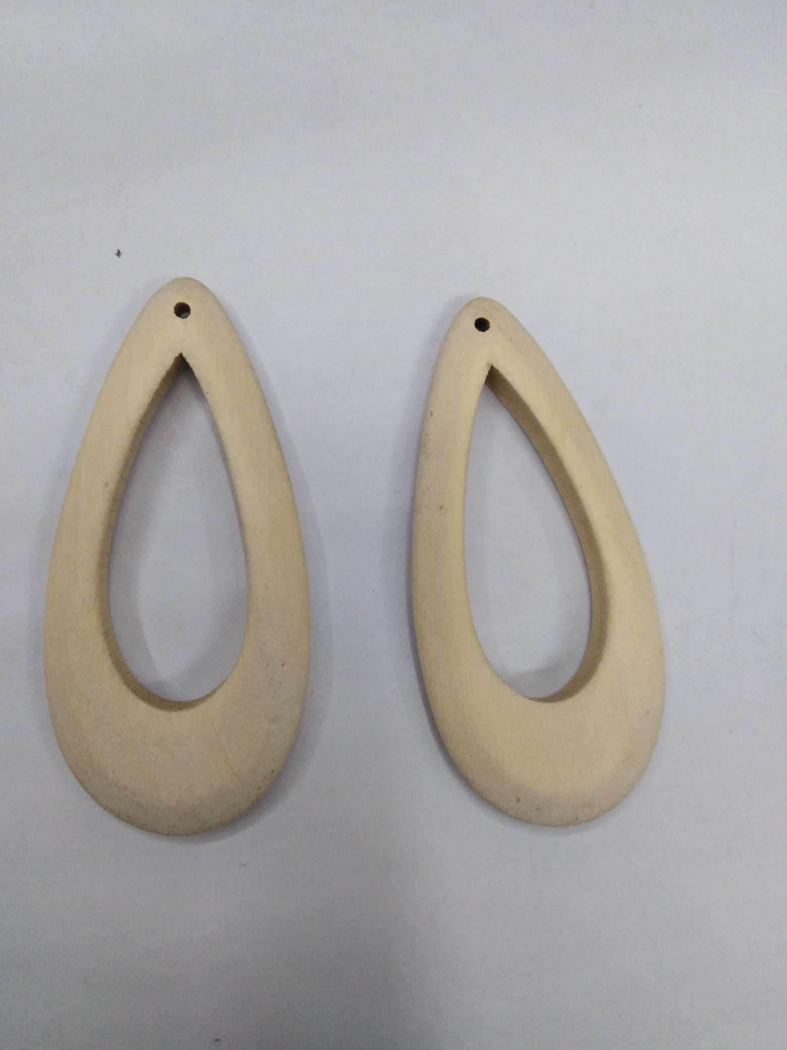 Wood beads, wood products, earrings, water drop necklaces, pendants, diy handcrafting, large lacquer painting, color painting materials details Picture