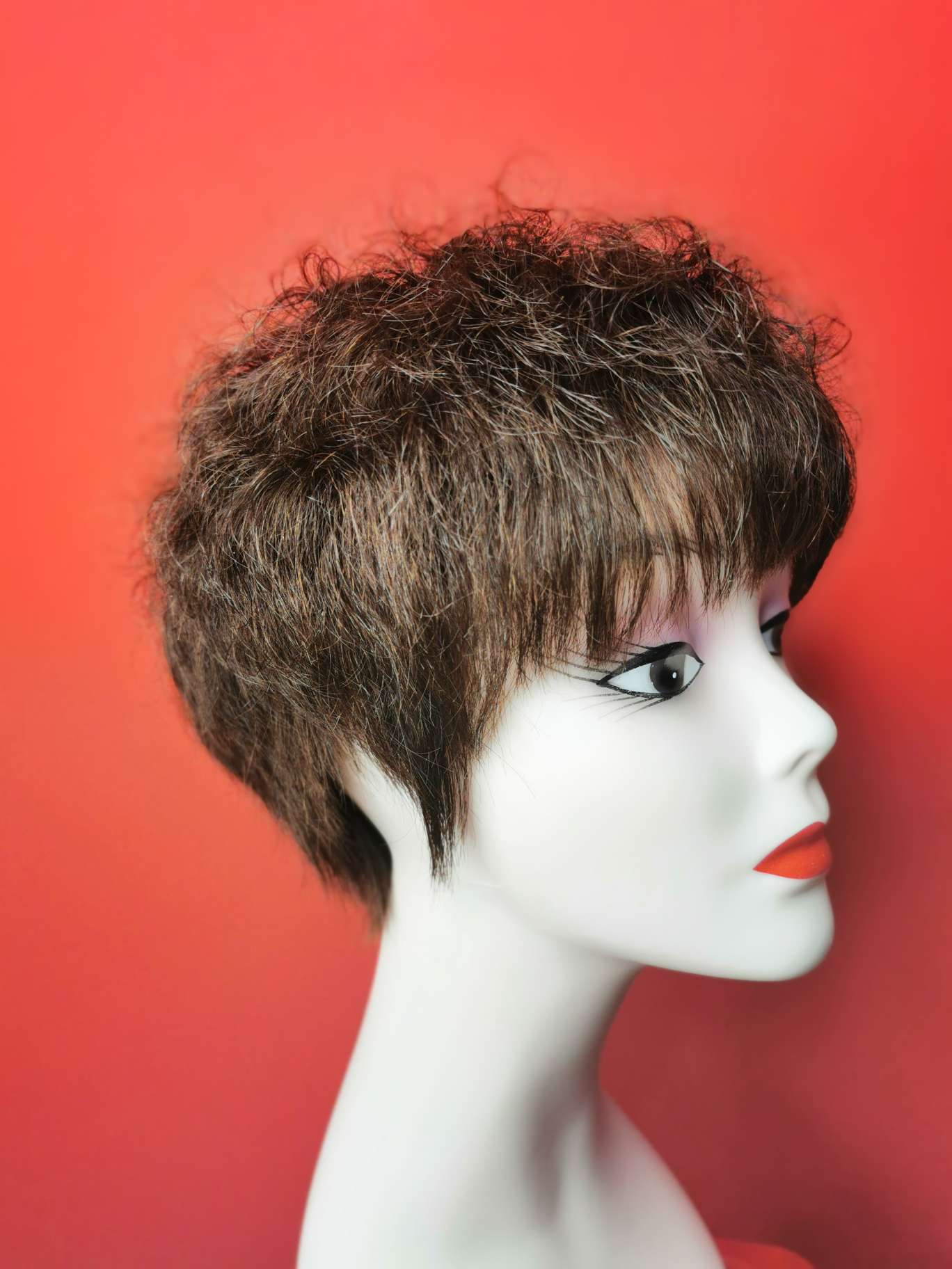 100% hand-woven real person hair cover, ladies and moms style undefined