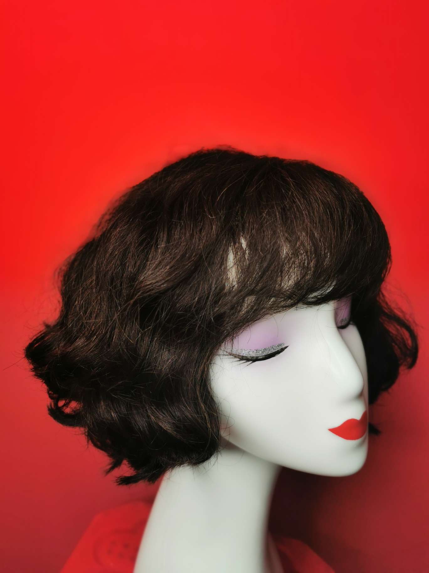 Hand-woven headwear, 100% real person's hair, ladies and mothers' style Application Scenario