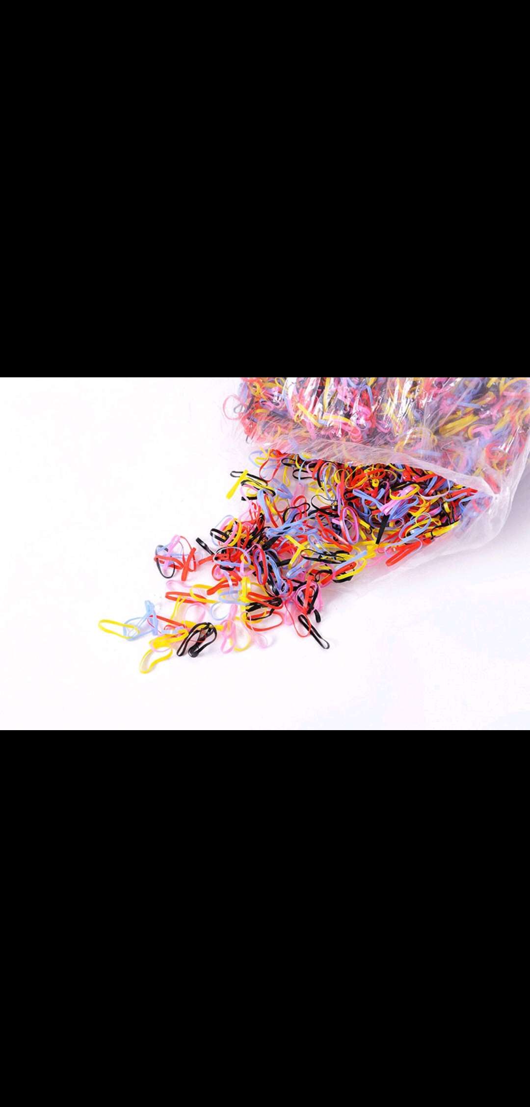 Children's hair accessories, large package, disposable color children's small rubber band, hair tie accessories, rubber band, hair band, hair tie \n undefined