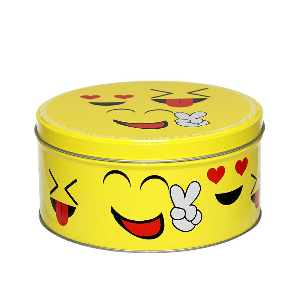 Round Box Tinplate Storage Box 008-M-77 Specification drawing