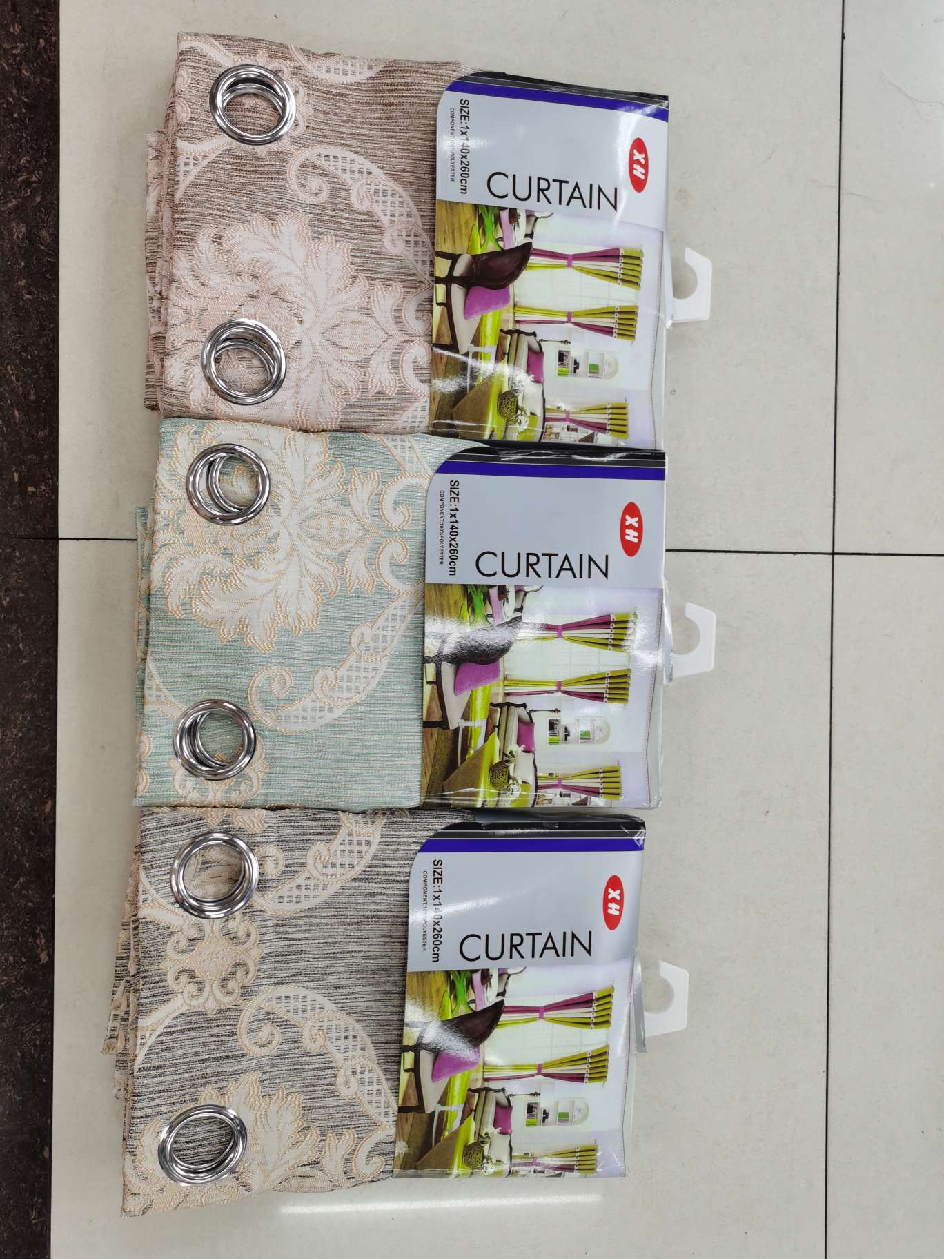 European high-end jacquard shading curtain thumbnail