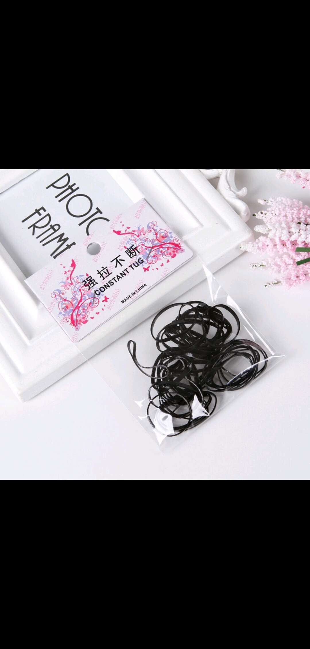 儿童发饰强拉不断皮筋一次性发圈袋装儿童皮筋2元店货源淘宝赠品细节图