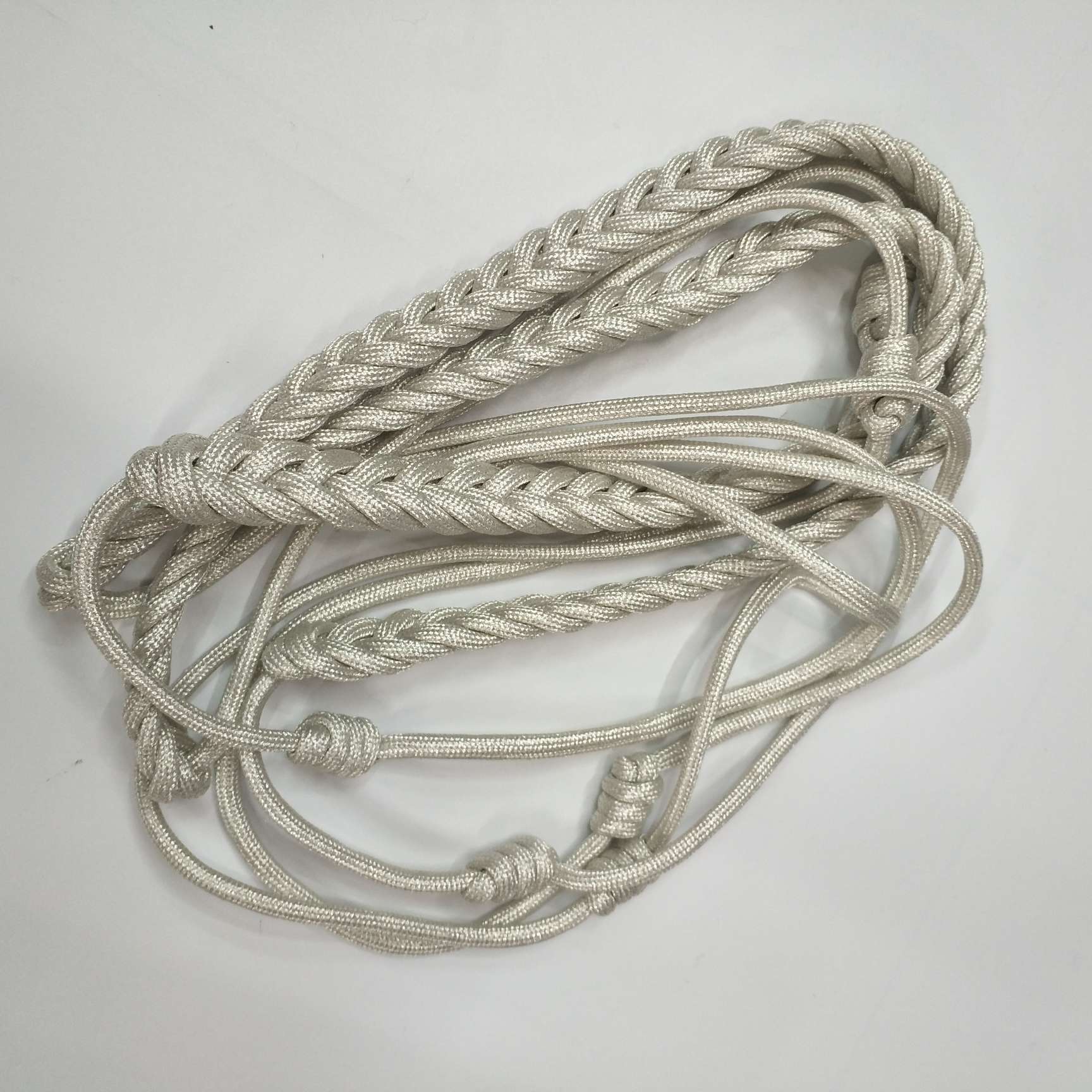 银丝绳手工编织带子详情图2