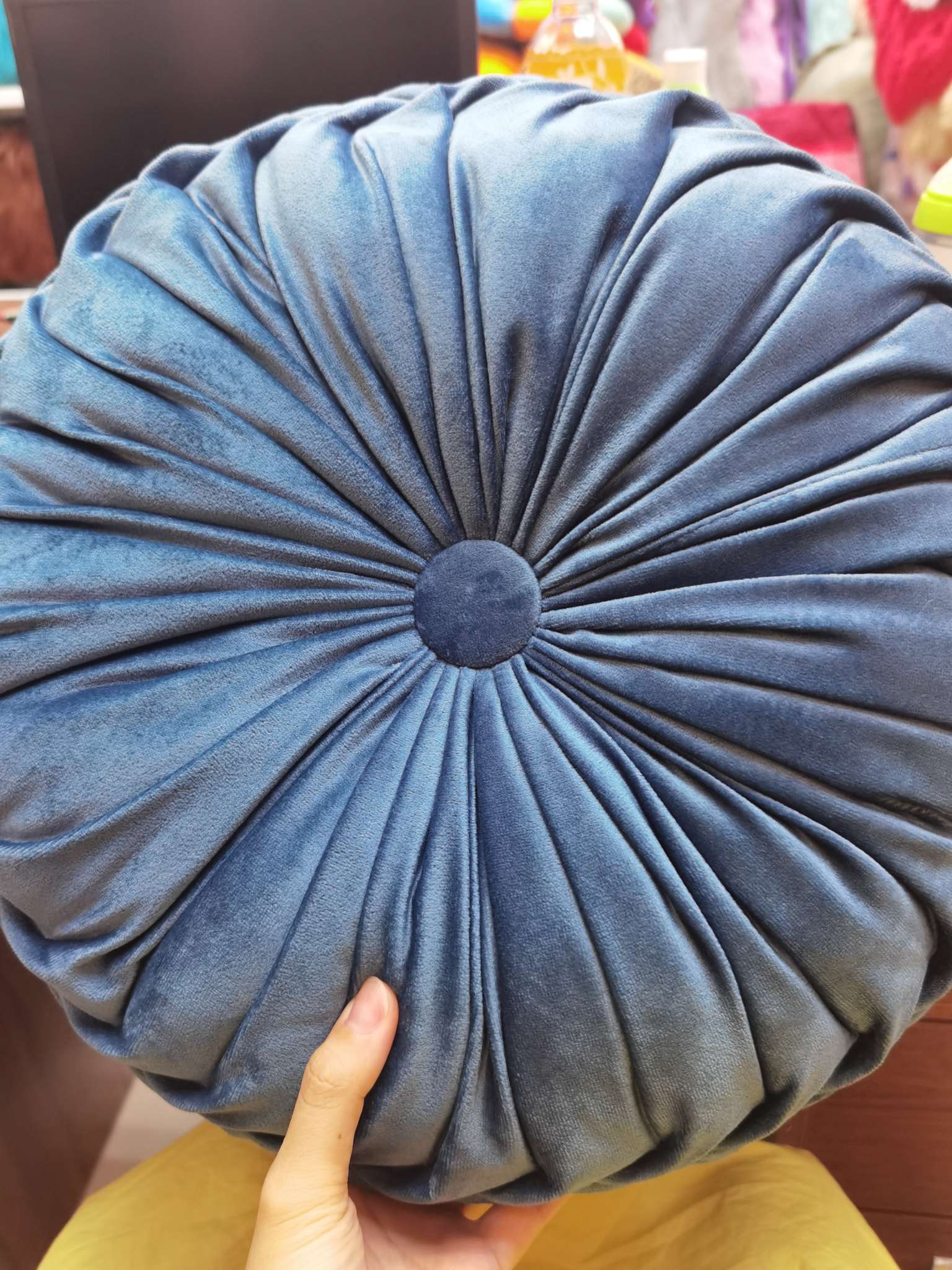 2021 New factory direct sales best-selling Dutch fleece round pads, custom samples for simplicity details Picture