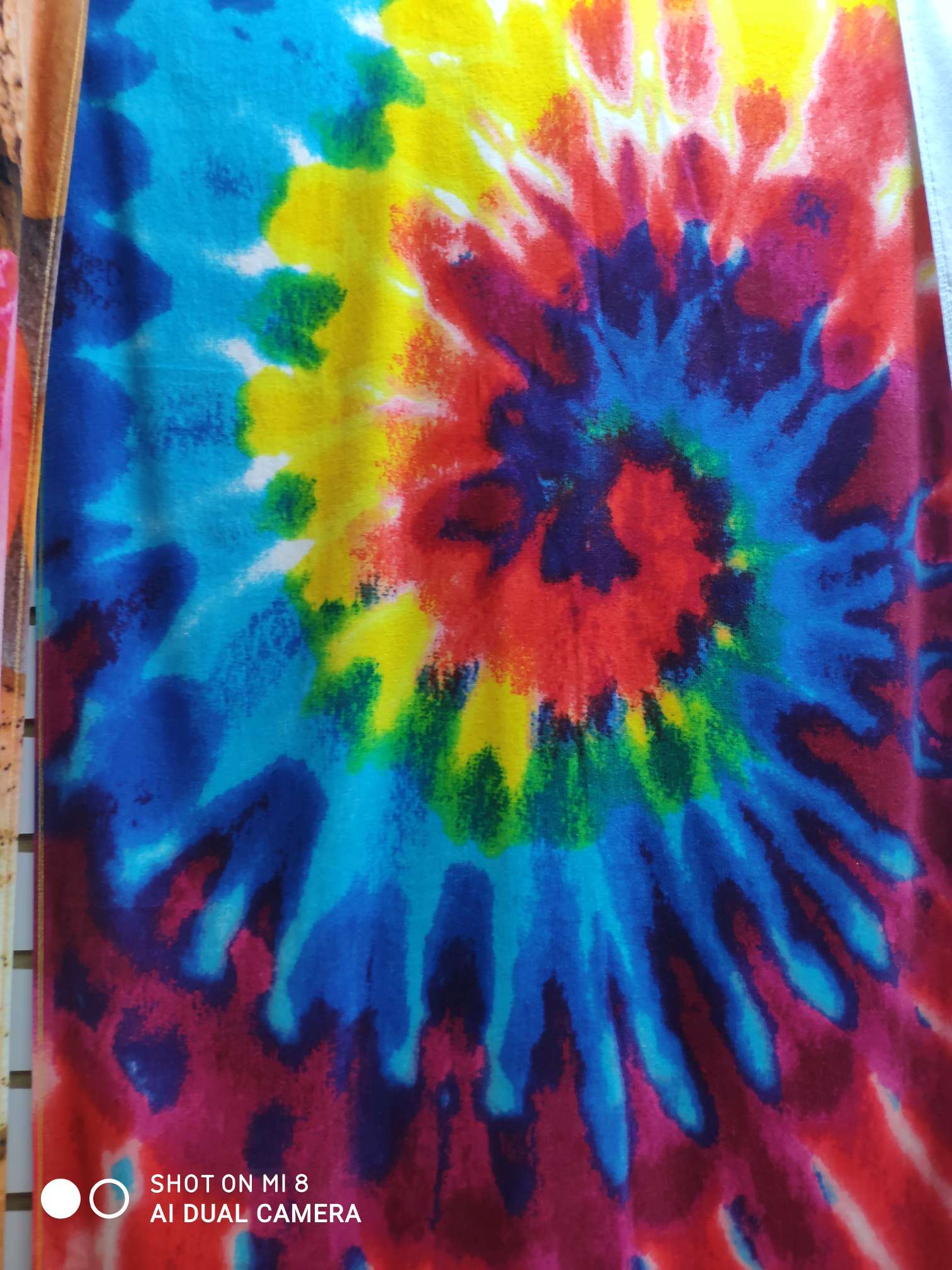 沙滩巾彩色螺旋