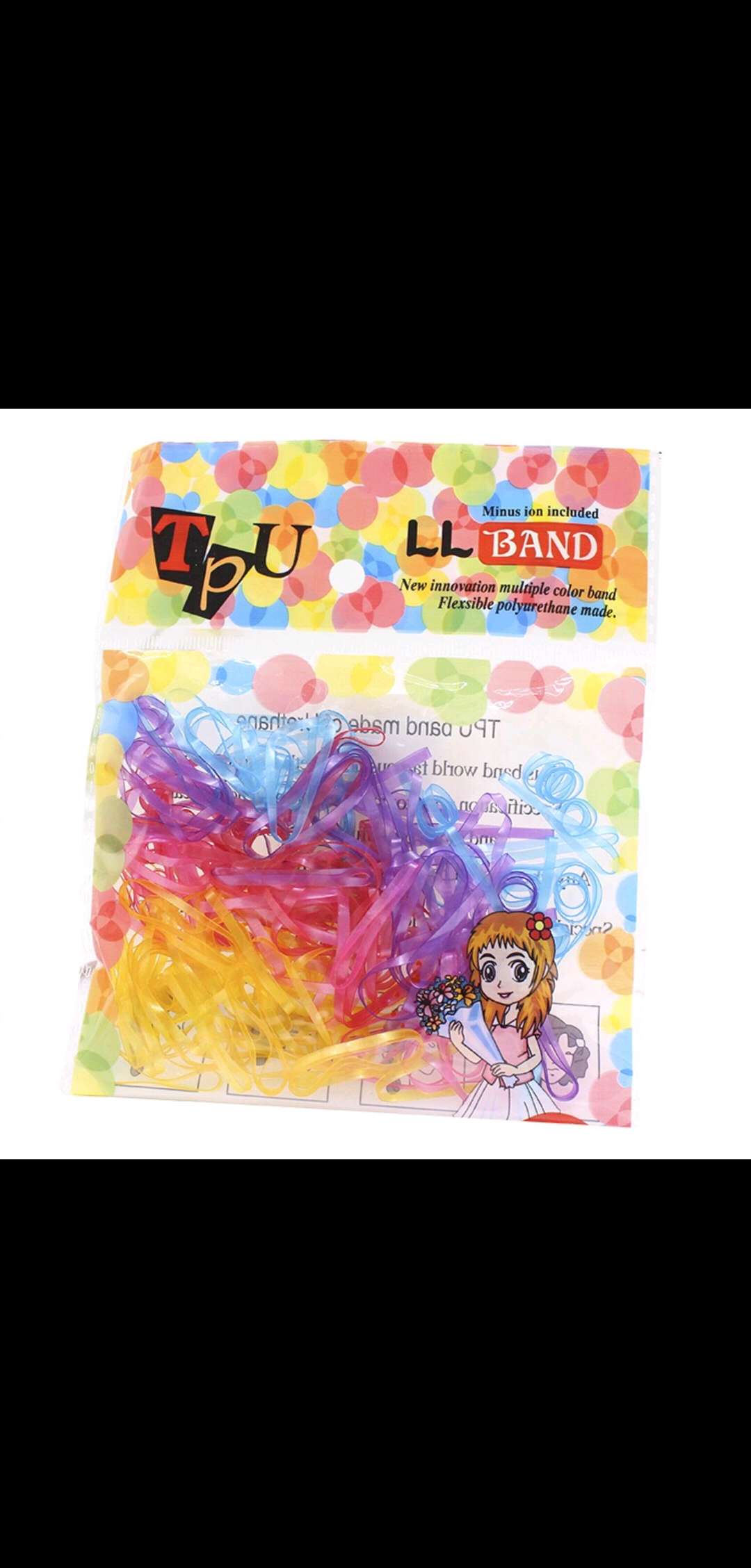 Wholesale of disposable rubber bands from street stalls in South Korea, including children's rubber bands, hair bands, strong drawstrings, and hair accessories Specification image