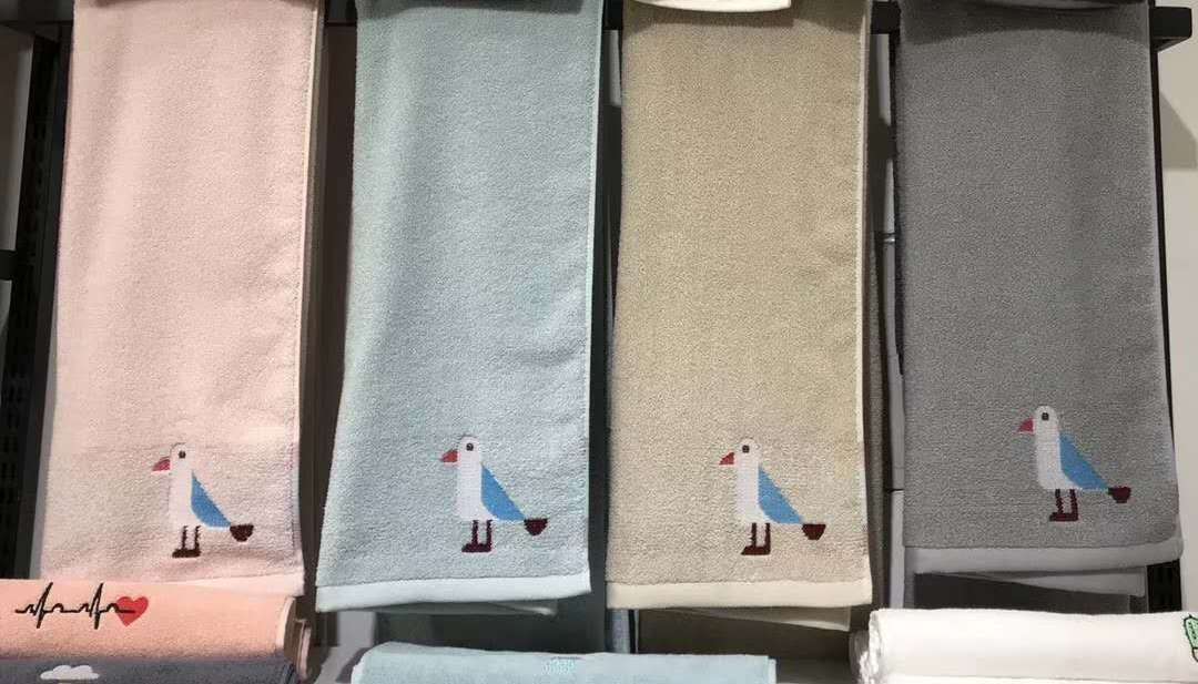 Primary Color Fashion Peace Dove Towel Specification drawing