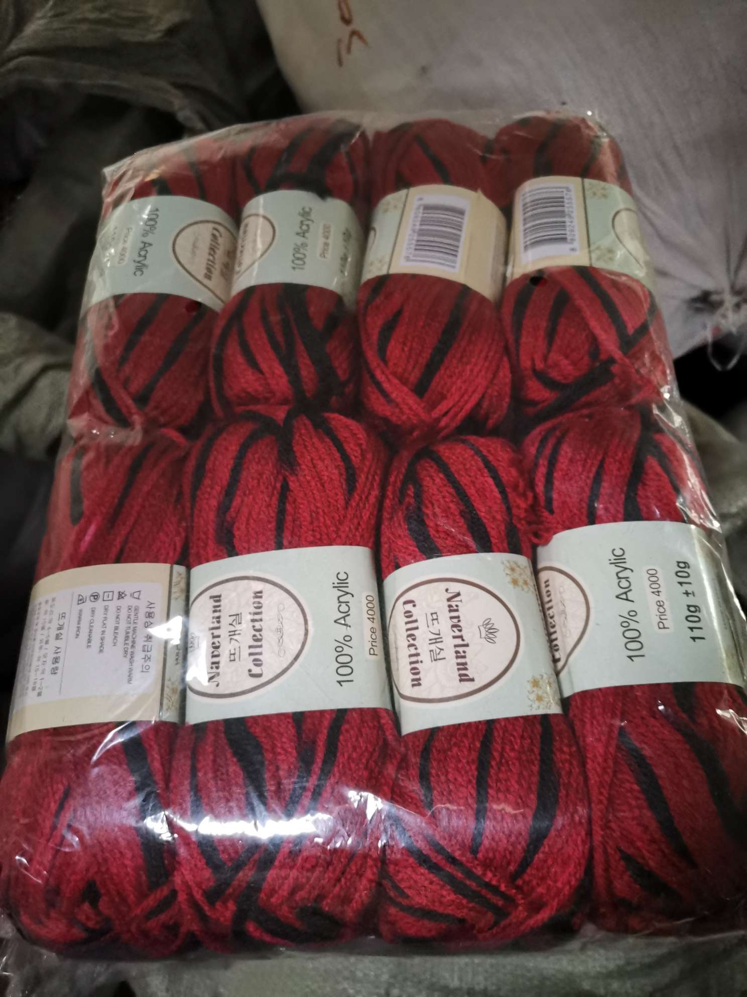 100% acrylic yarn segments for foreign trade export, hand-knitted yarn for handicrafts