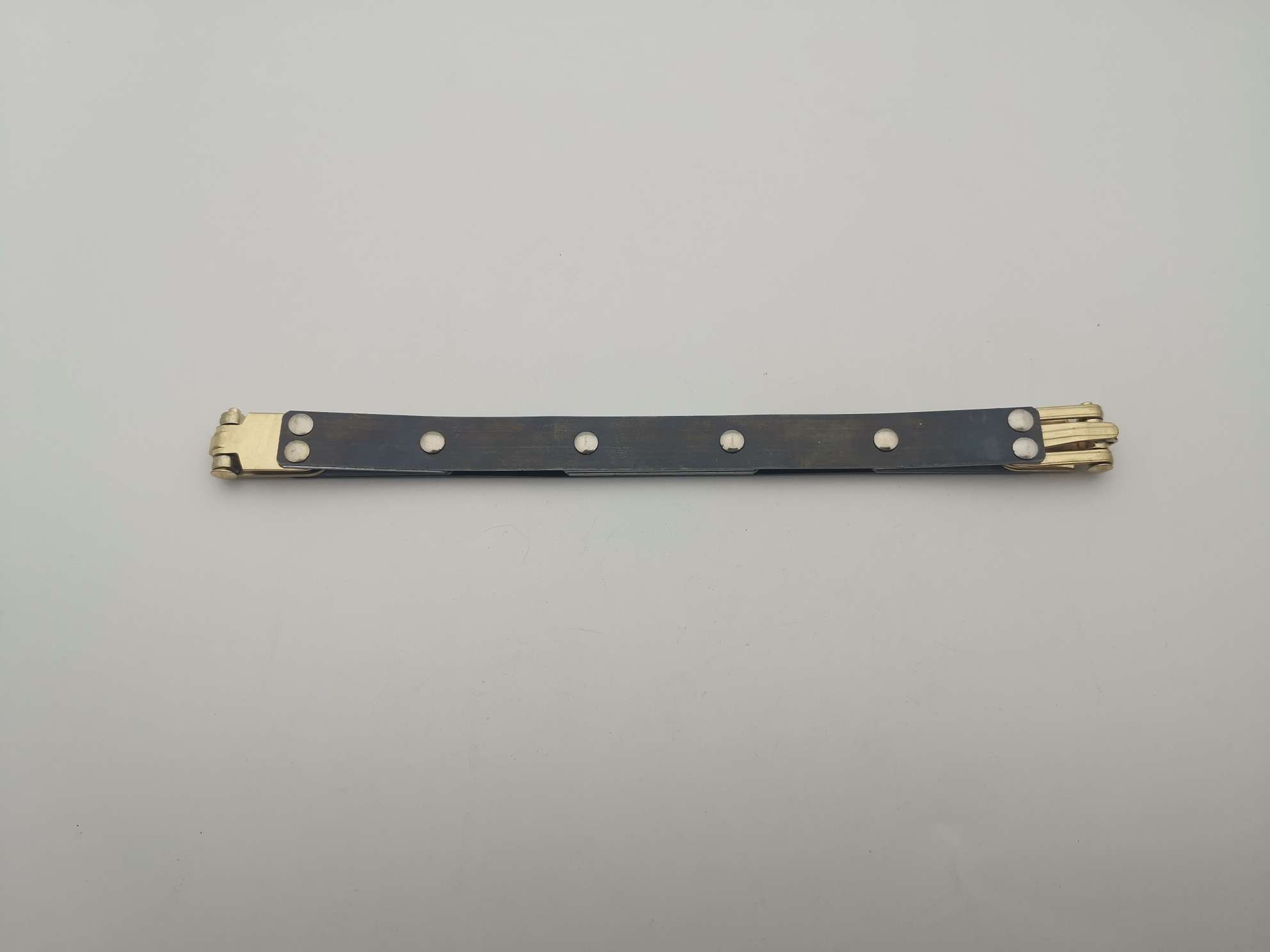 DIY female handbag with gold 21*1.5cm manganese steel sheet clip 74