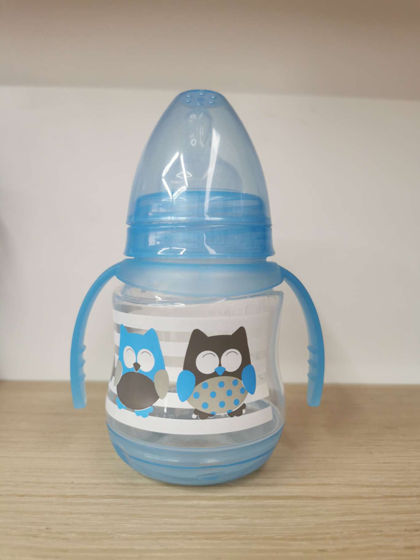 Kung Fu Baby 8014 Plastic Baby Bottle Baby Bottle Anti-Flatulence Baby Wide Mouth Bottle