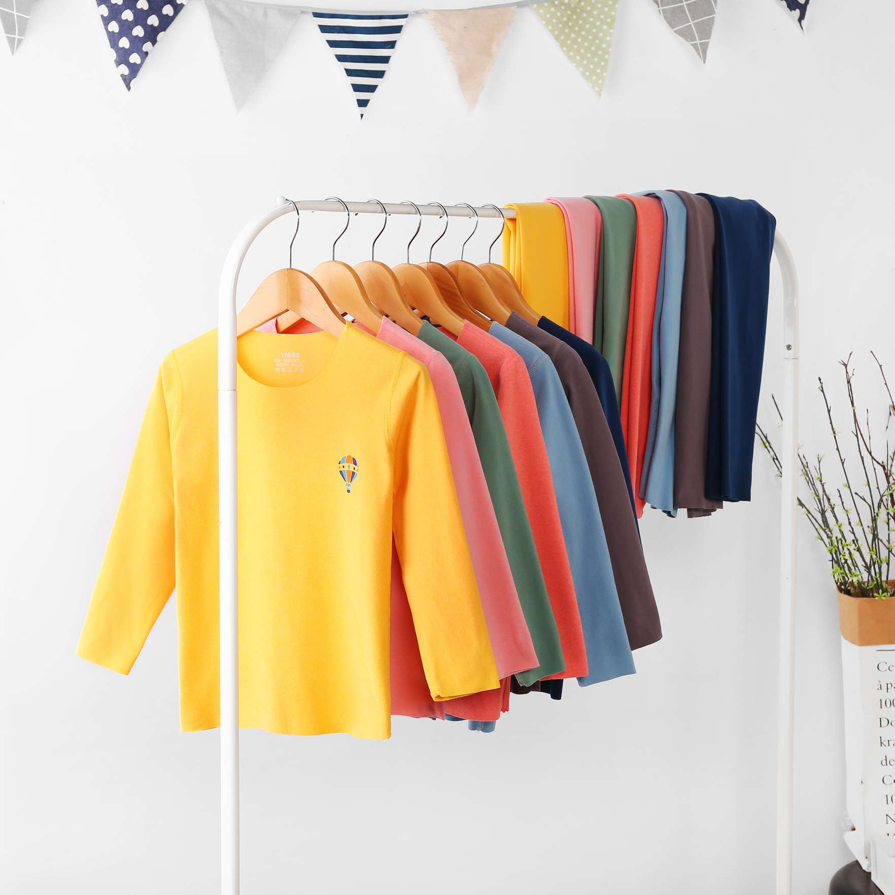 2020新款男童女童德绒无痕随心裁内衣套装