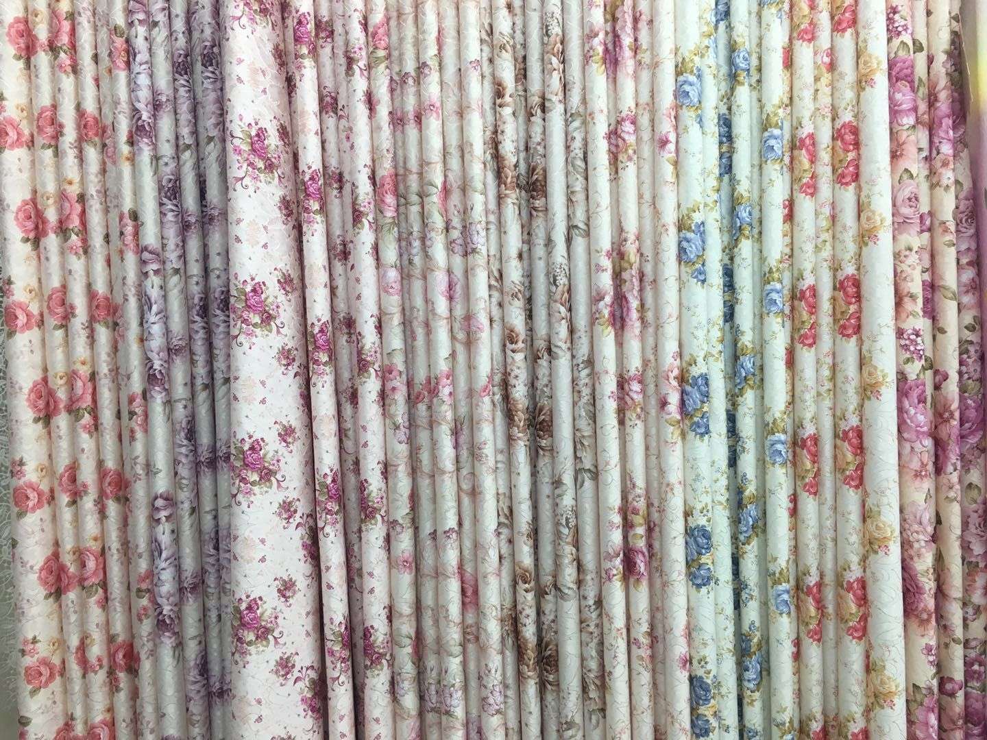 Pastoral and fresh printed curtains