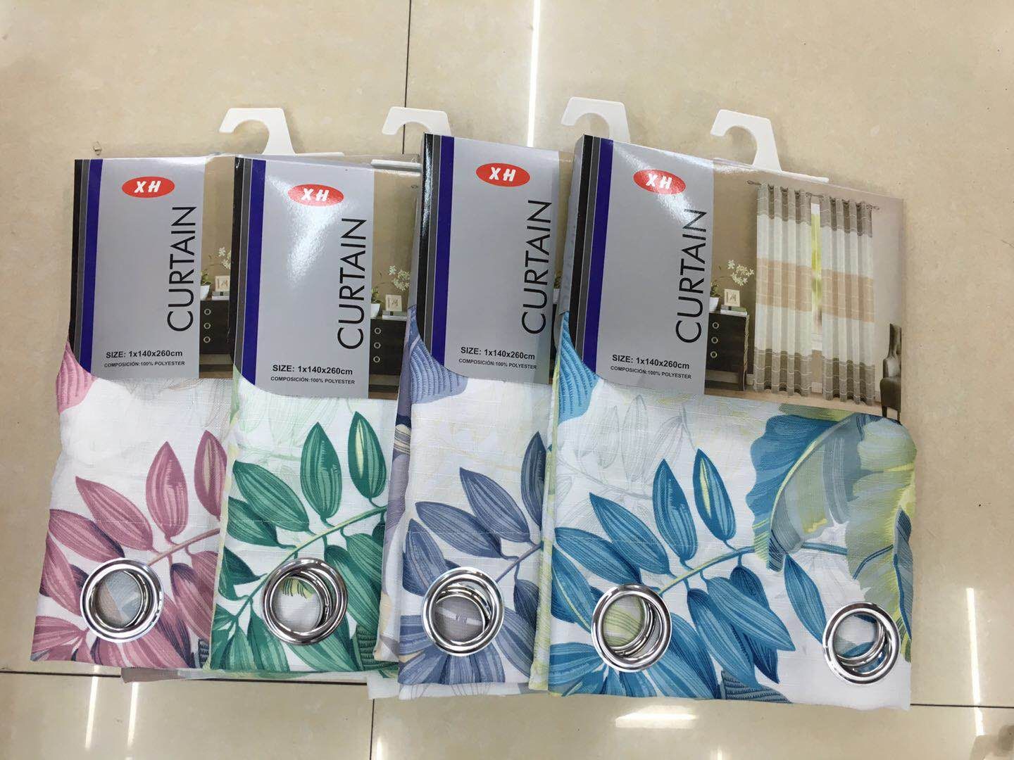 Bamboo joint cotton printed curtains Specification image