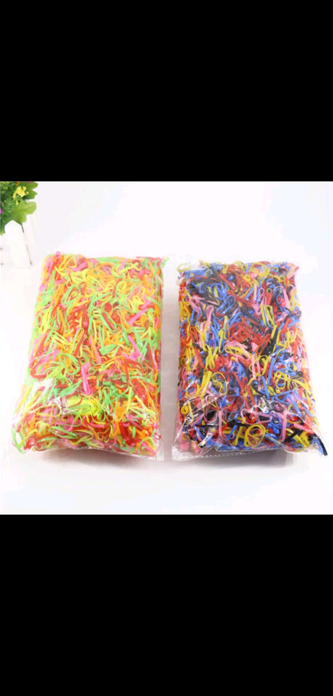 厂家直销4千根发圈高弹力扎头发一次性小橡皮筋彩色儿童皮筋批发详情图6