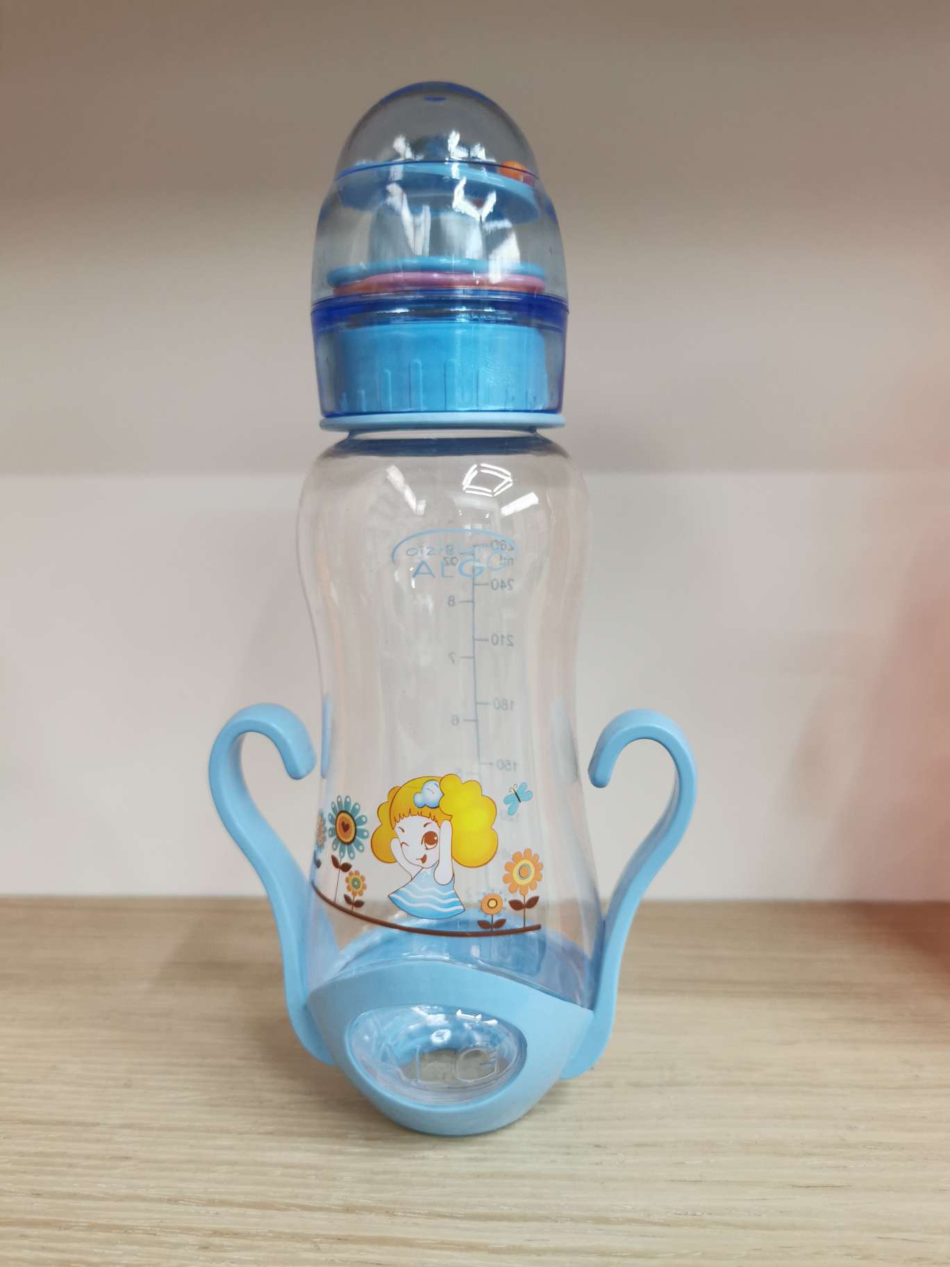 Kung Fu Baby 8265 plastic baby bottle Baby bottle anti-flatulence baby bottle