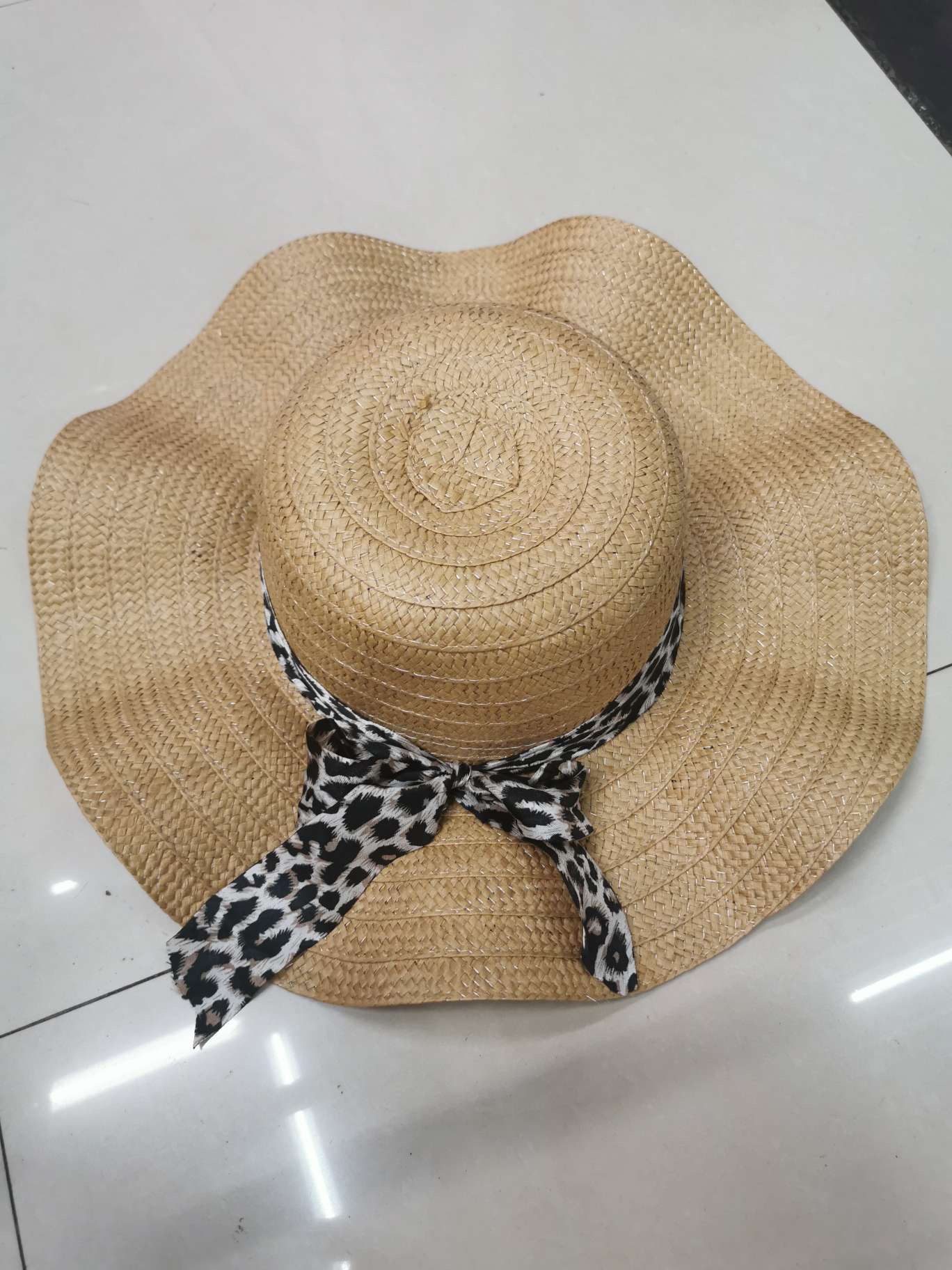 Net Red Beach Straw Hat Children's Summer Korean Version Of Tidal Shade Summer Sunblock Small Fresh Beach Fisherman Hat Wave Hat details Picture
