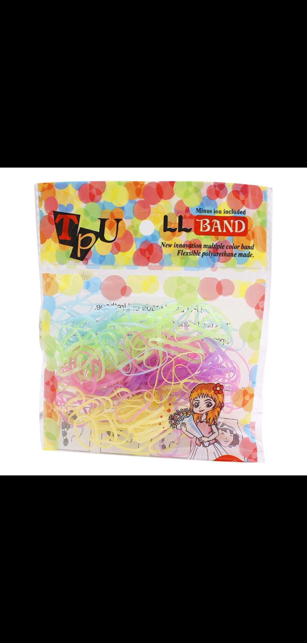 Wholesale of disposable rubber bands from street stalls in South Korea, including children's rubber bands, hair bands, strong drawstrings, and hair accessories Item Picture