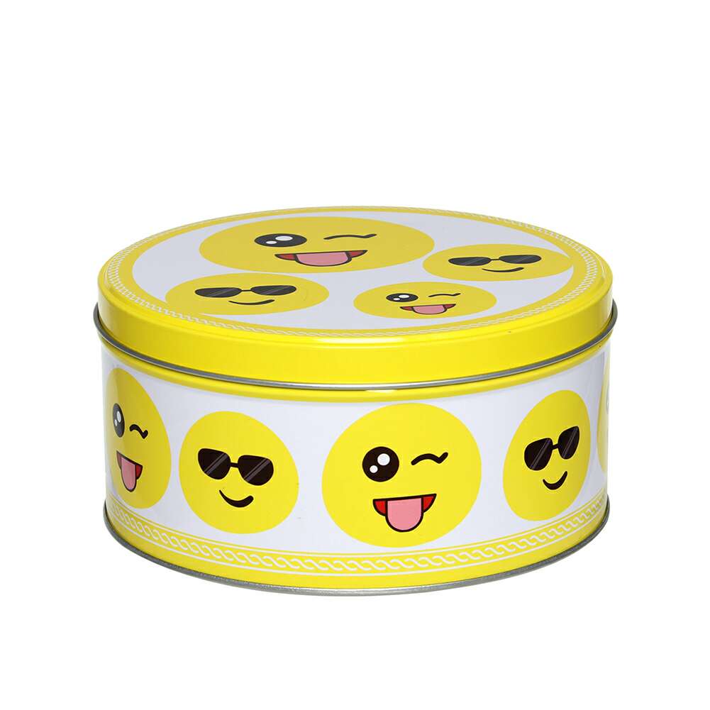 Round Box Tinplate Storage Box 008-M-77 details Picture