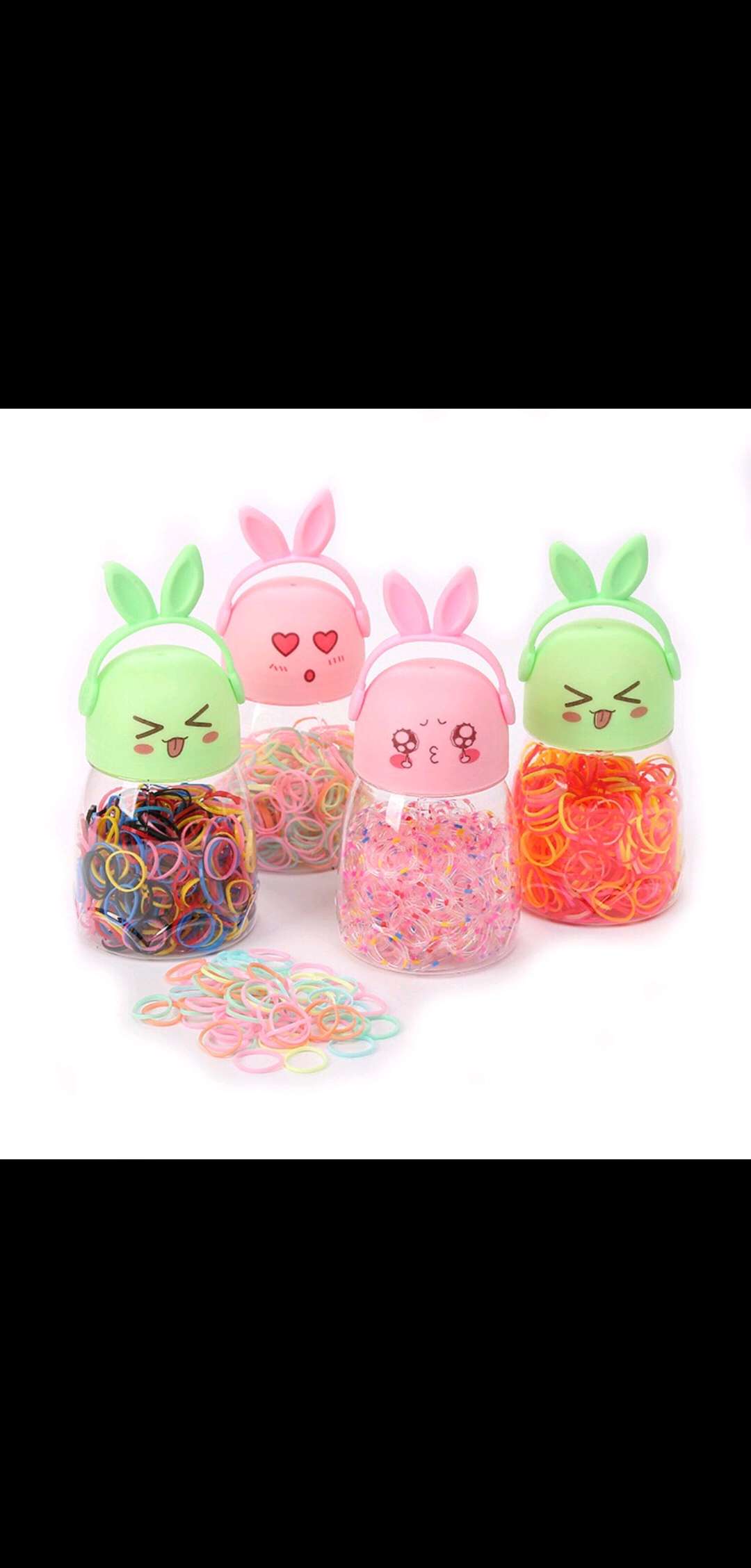 Disposable children's rubber bands do not damage hair. Small baby girls' hair bands, hair ties, high-elasticity and durable hair ties details Picture