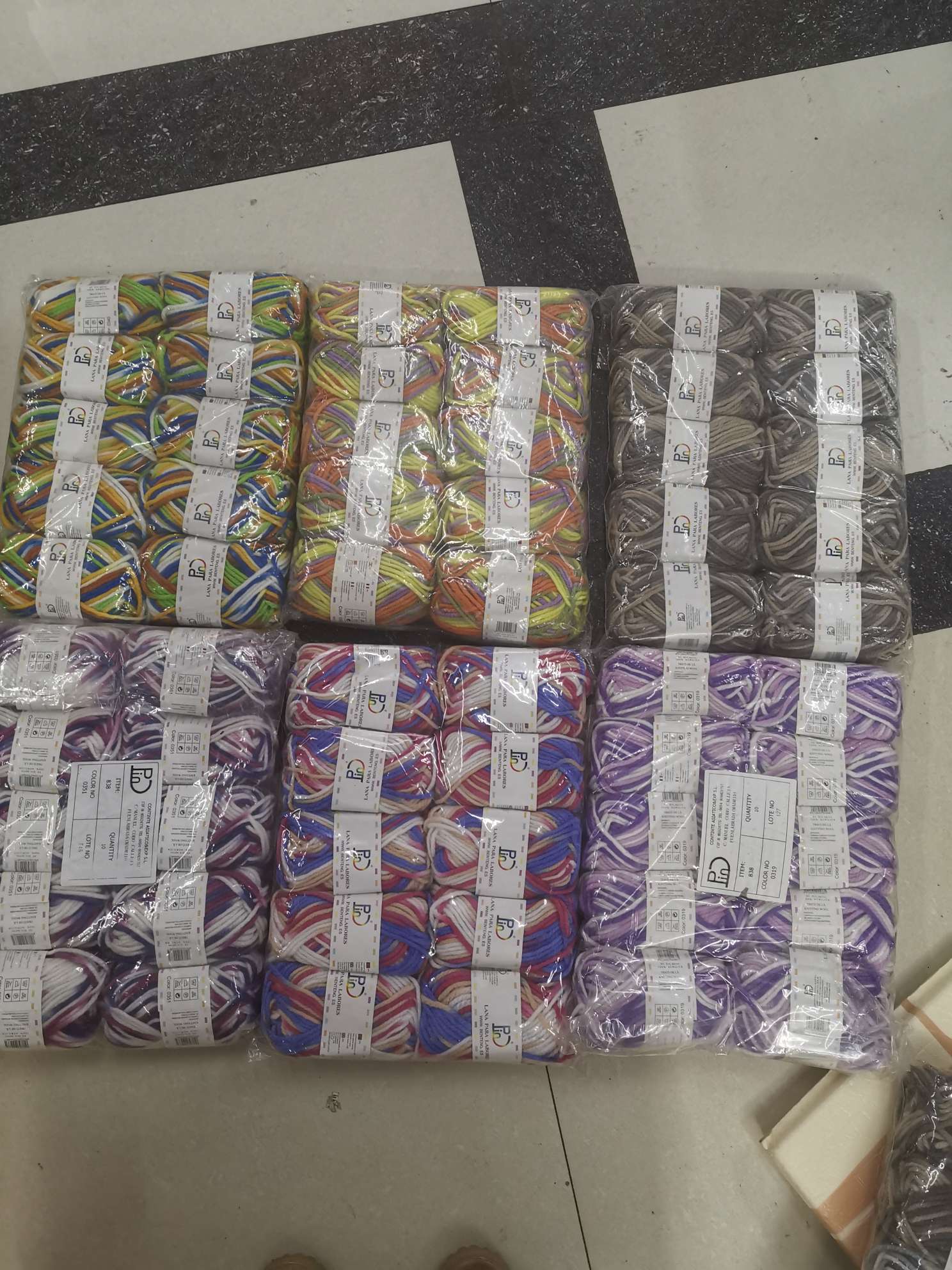 Factory direct sales of 100% acrylic yarn segments, dyed yarn handicrafts, diy handmade sets for kindergartens, and yarn undefined