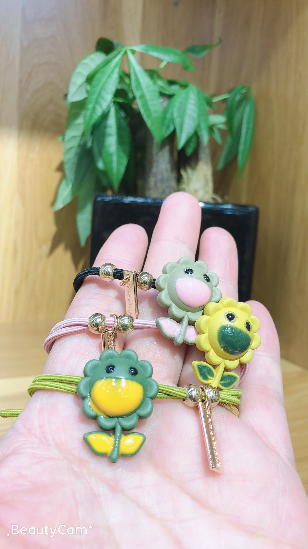 Korean style fashionable girls' trendy sunflower leather band