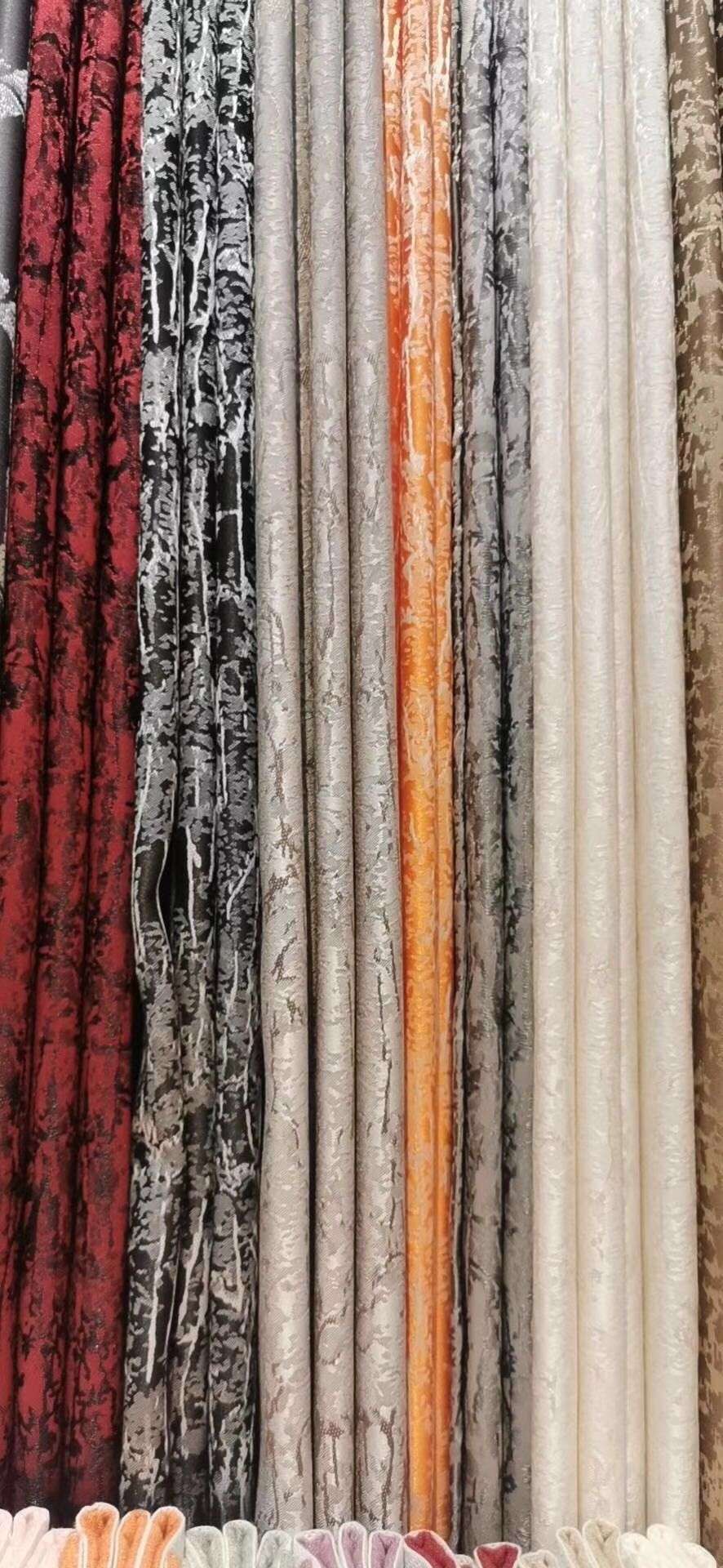 High-end yarn-dyed jacquard shading curtain thumbnail