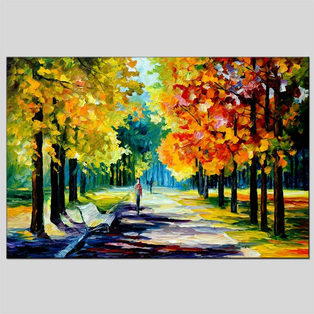 Landscape oil paintings of tens of thousands of styles can also be customized to sample 60*90cm thumbnail